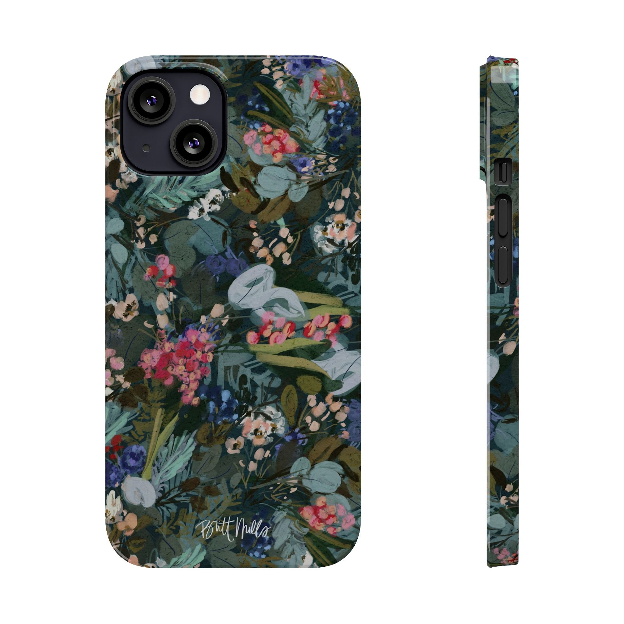 Winter Berry Slim Phone Case
