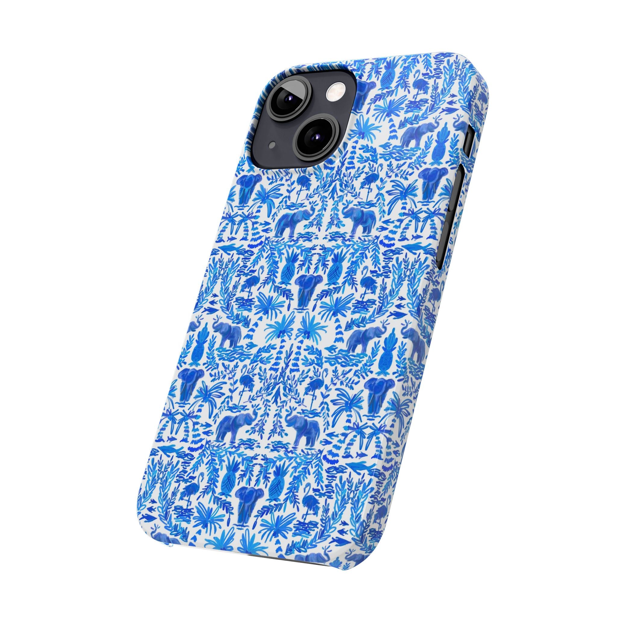 Elephant Fun Slim Phone Case