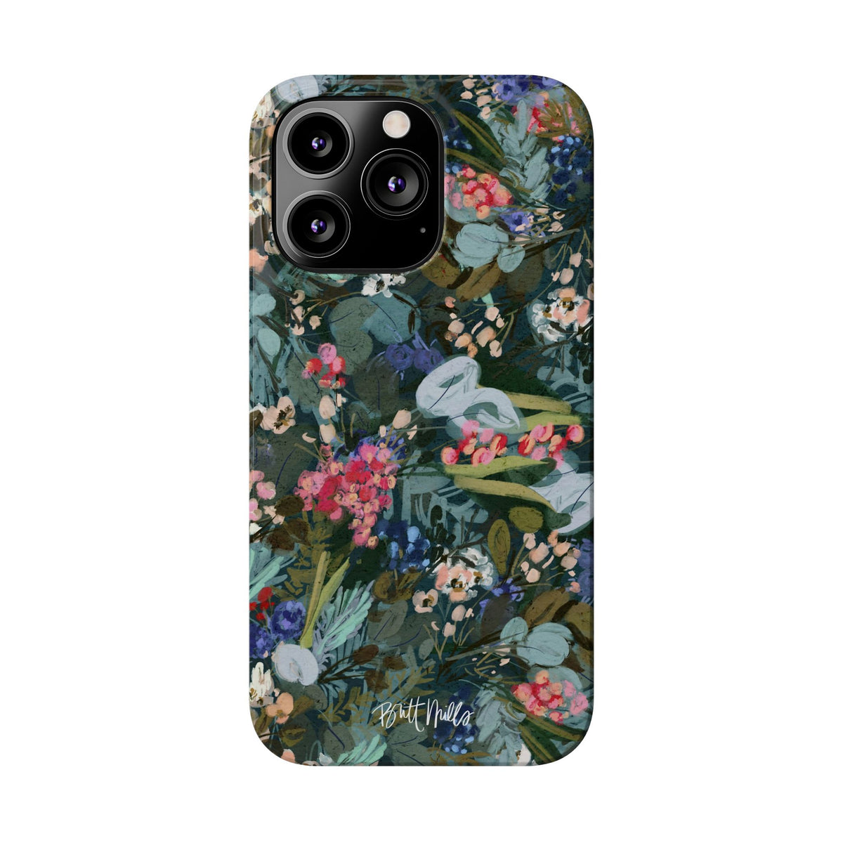 Winter Berry Slim Phone Case