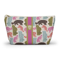 Safari Society Striped Monogrammed Pouch