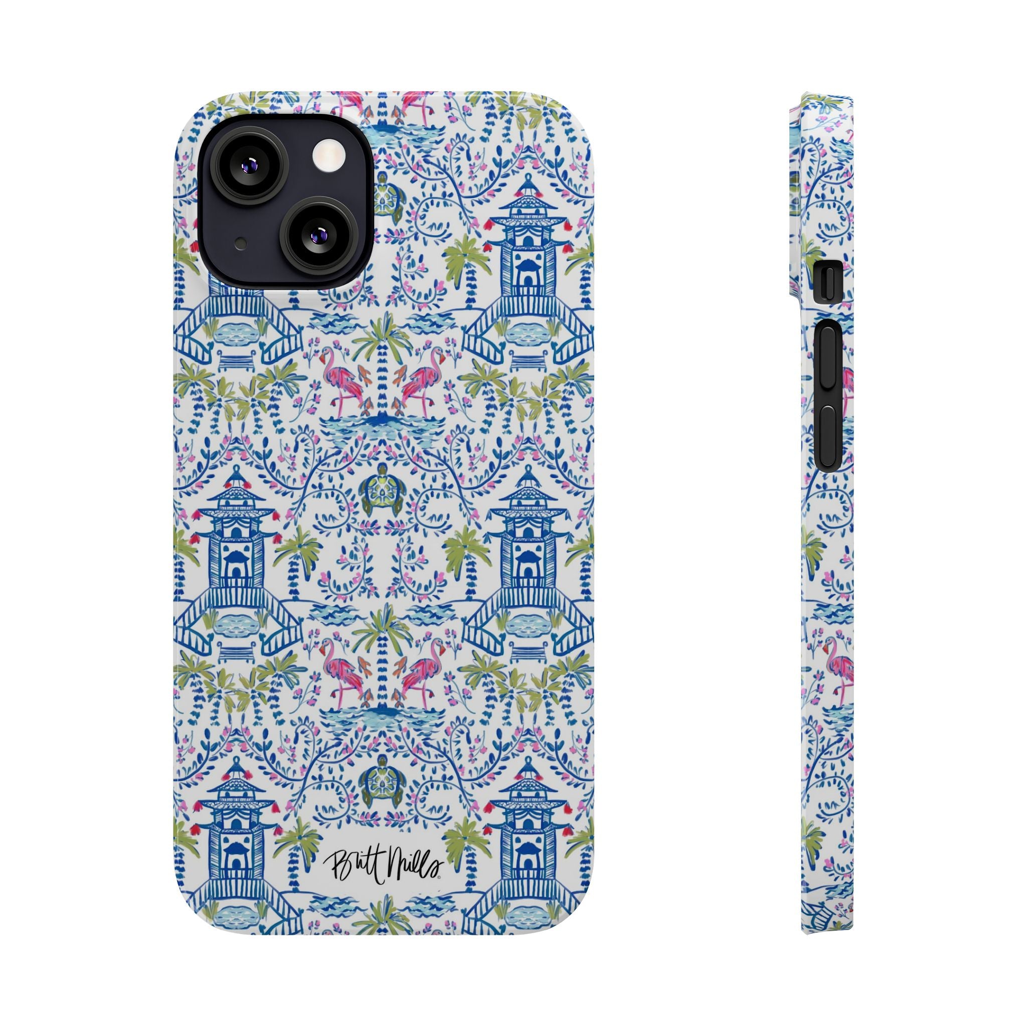 Colorful Chinoiserie Slim Phone Case