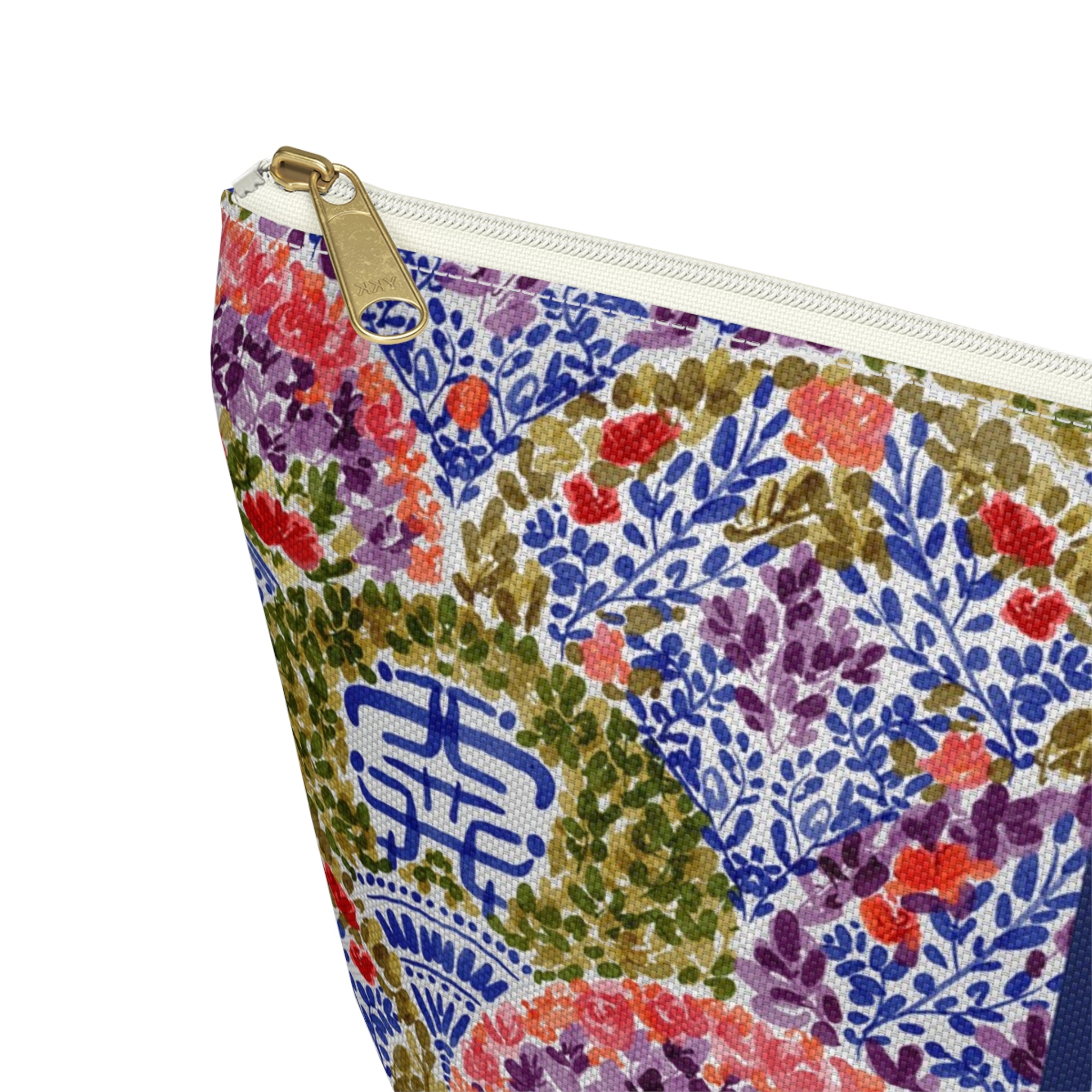 Dynasty Striped Monogrammed Mahjong Tile Pouch
