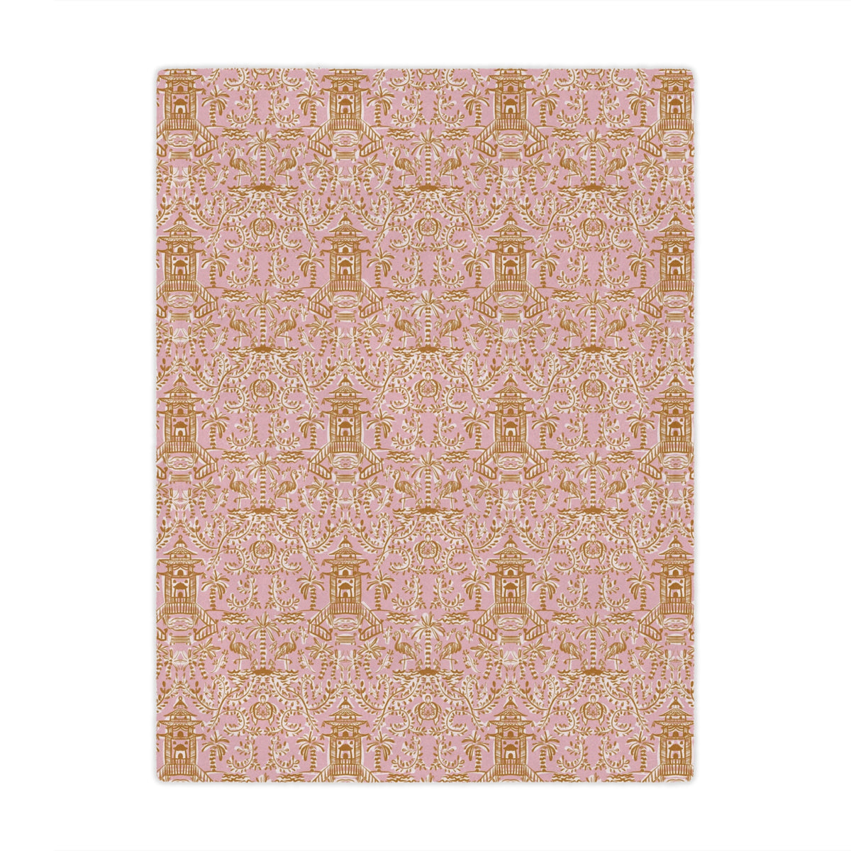 Soirée Pink Minky Blanket