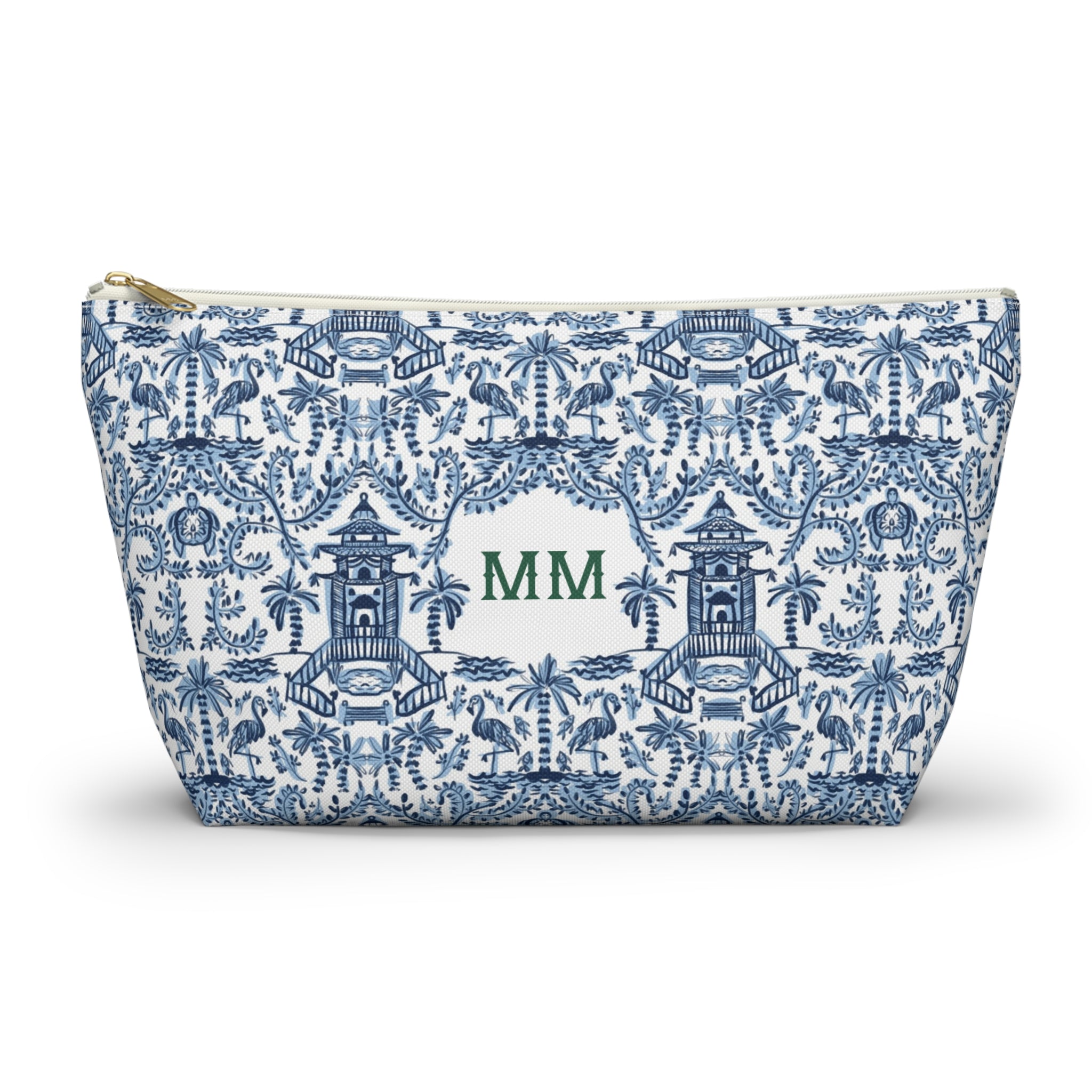 Palm Beach Monogrammed Mahjong Tile Pouch
