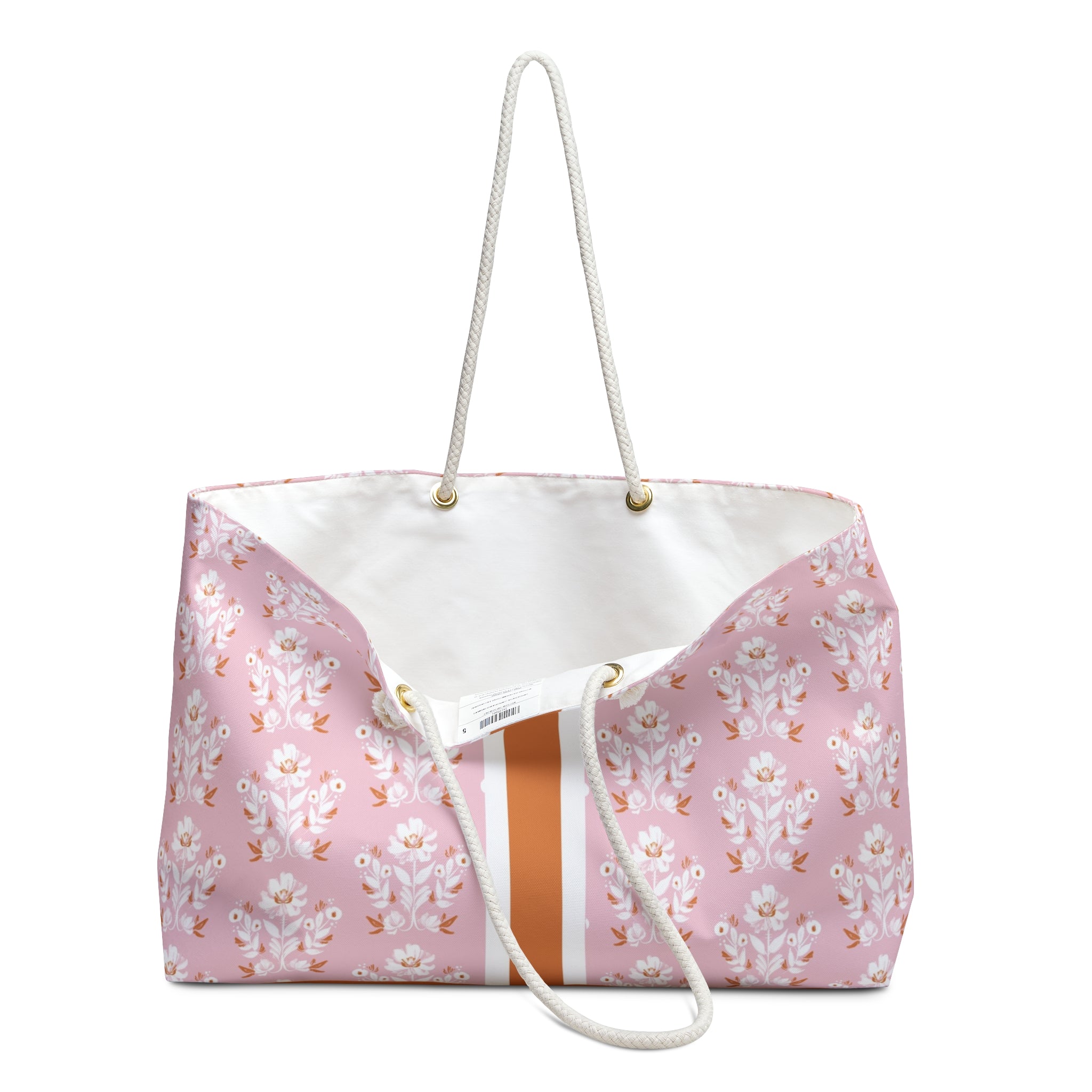 Evangeline Striped Monogrammed Mahjong Bag