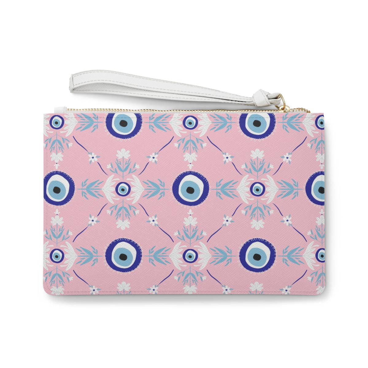 Evil Eye Striped Monogrammed Mahjong Card Holder
