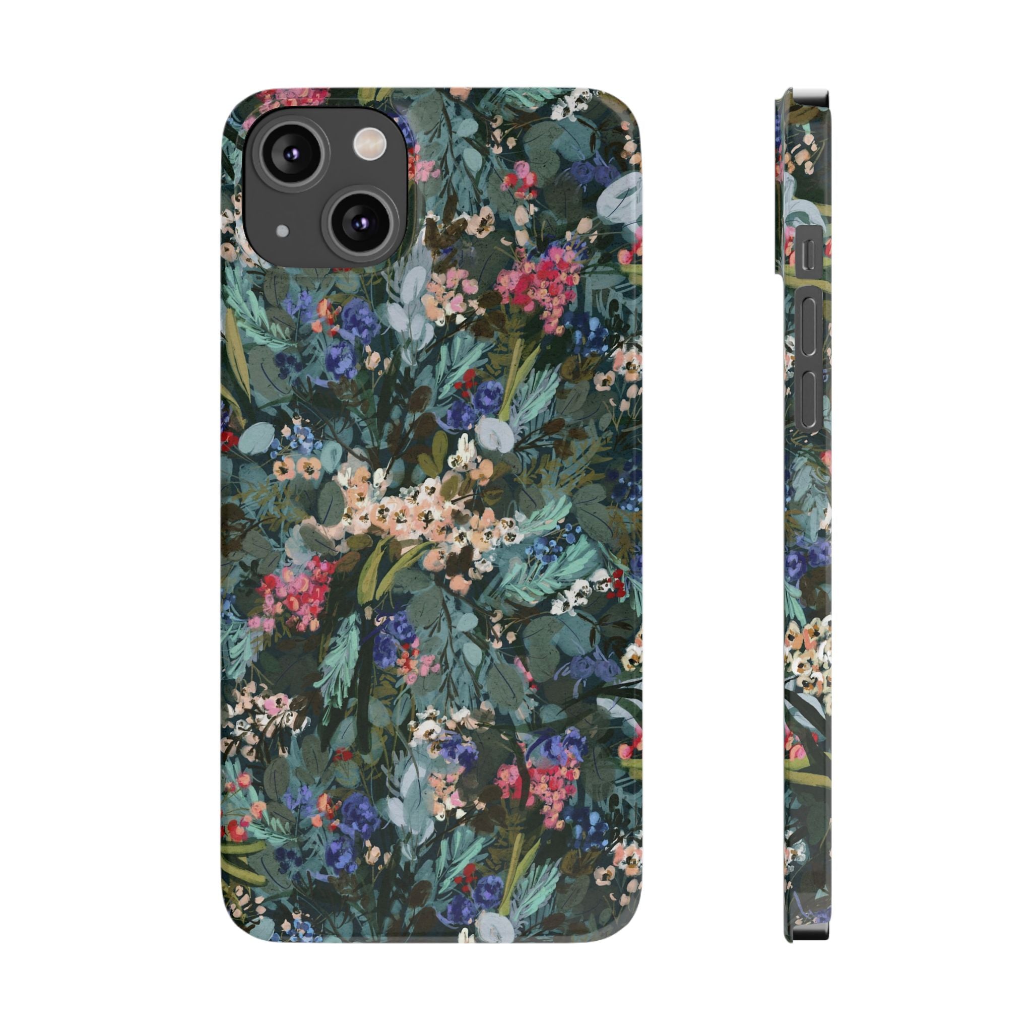 Winter Berry Slim Phone Case