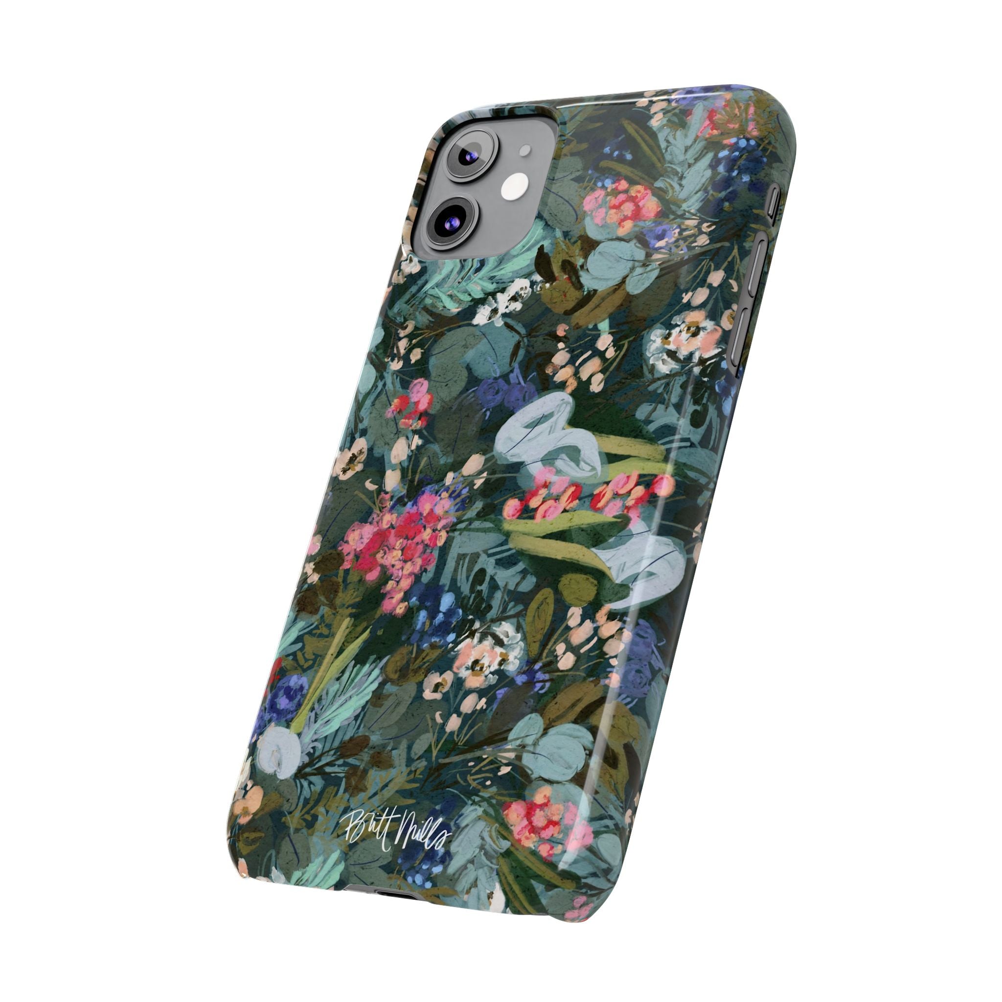 Winter Berry Slim Phone Case