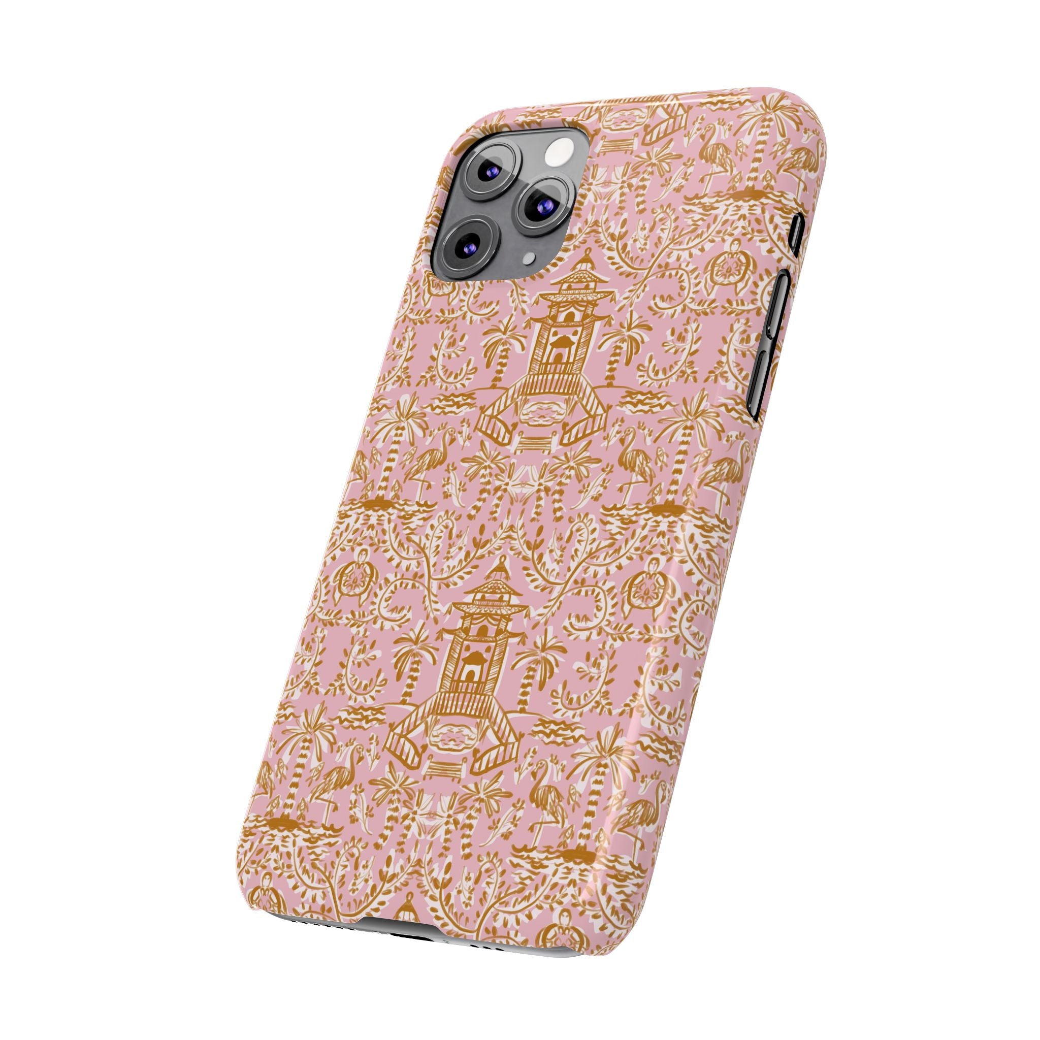 Soirée Pink Slim Phone Case