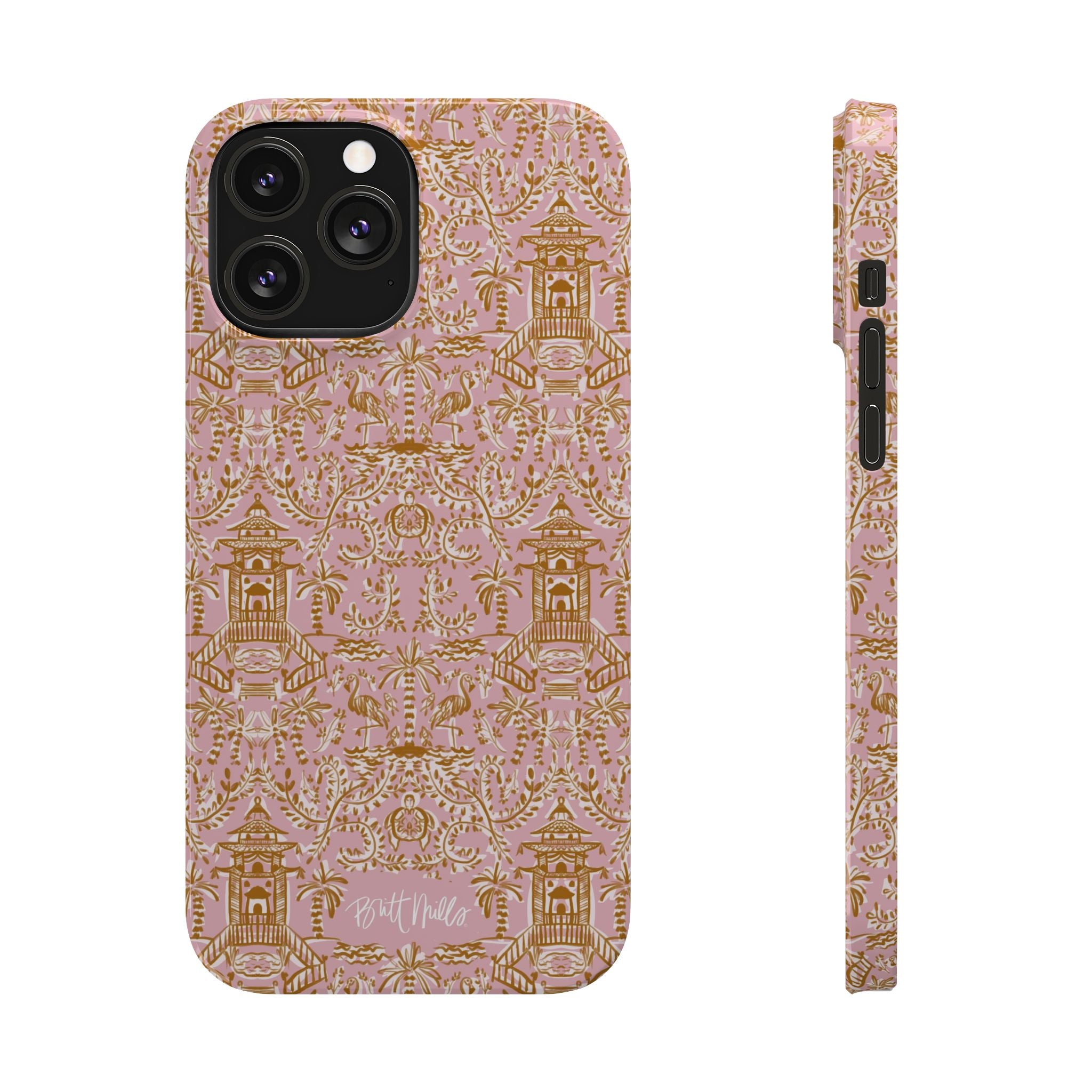 Soirée Pink Slim Phone Case