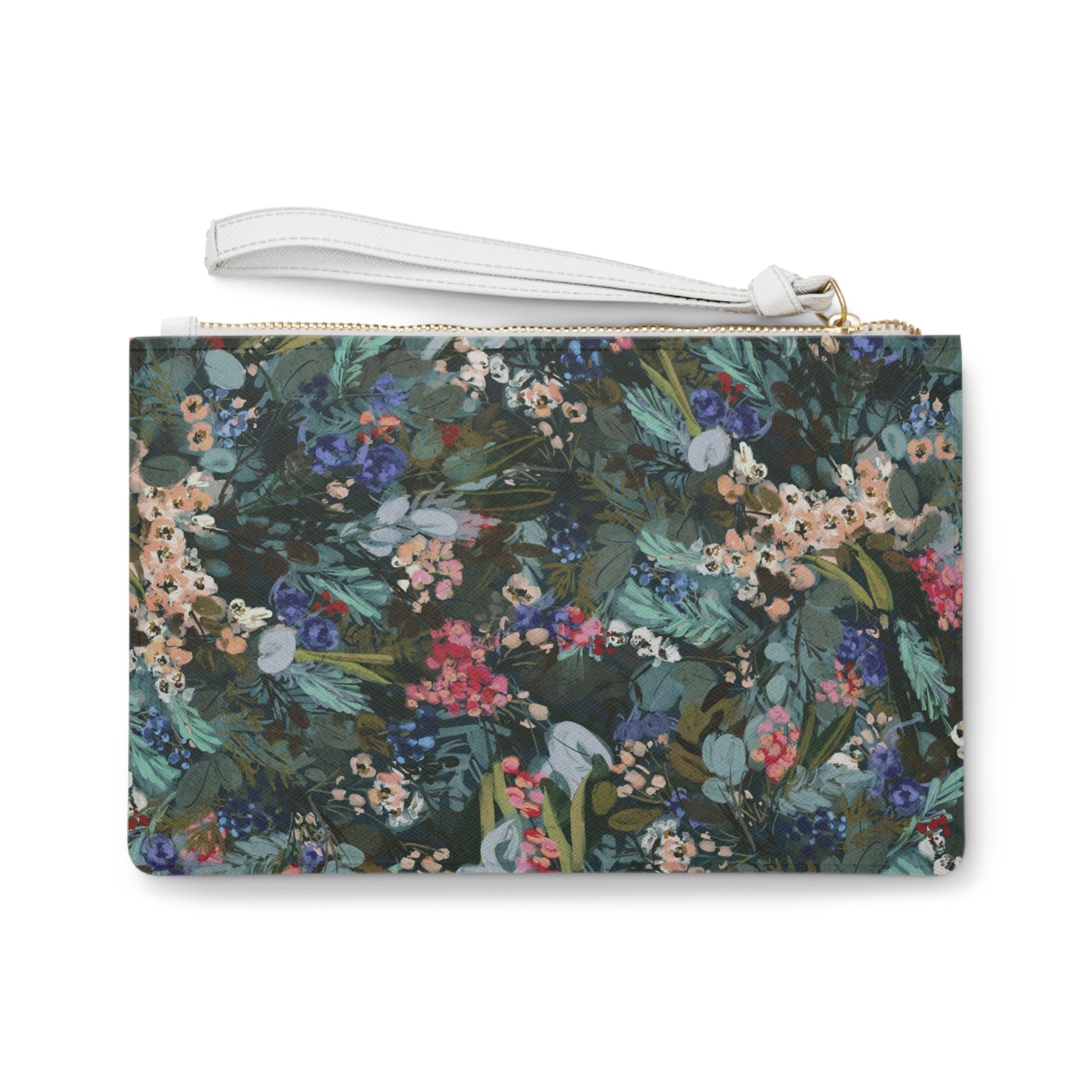 Winter Berry Striped Monogrammed Mahjong Card Holder