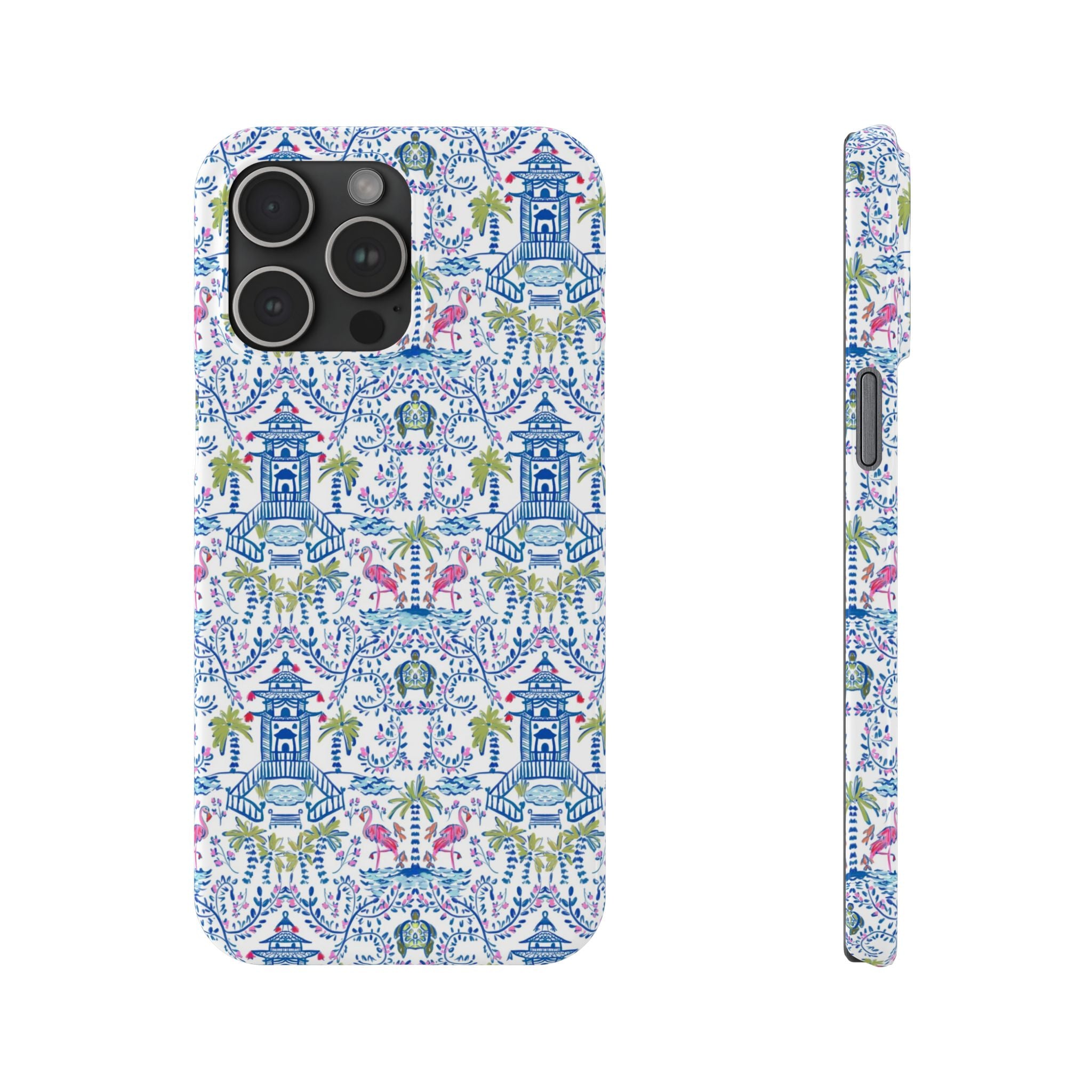 Colorful Chinoiserie Slim Phone Case