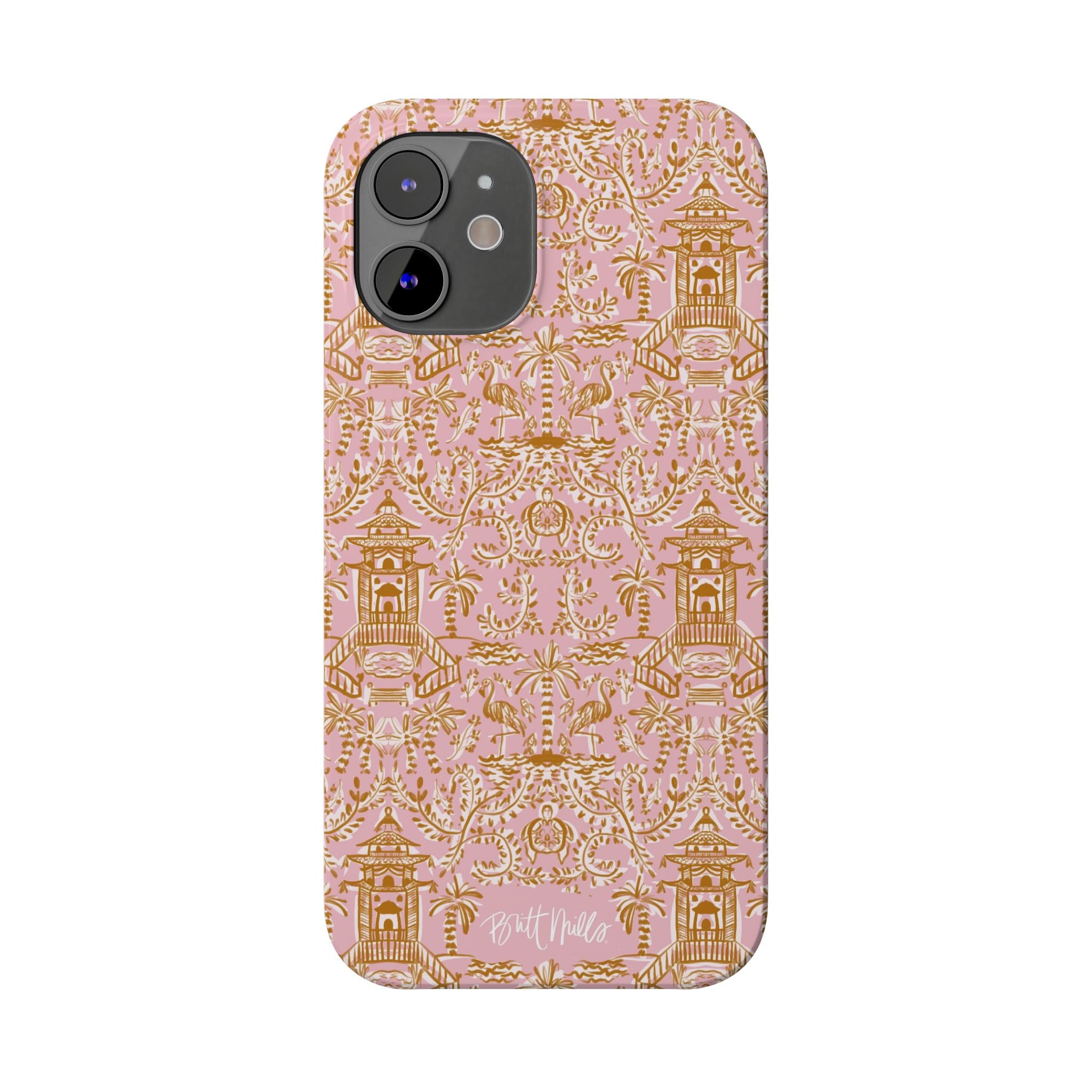 Soirée Pink Slim Phone Case