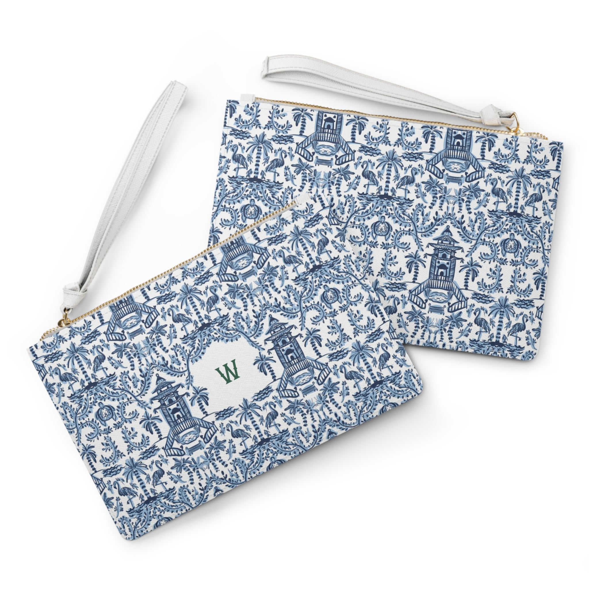 Palm Beach Monogrammed Mahjong Card Holder