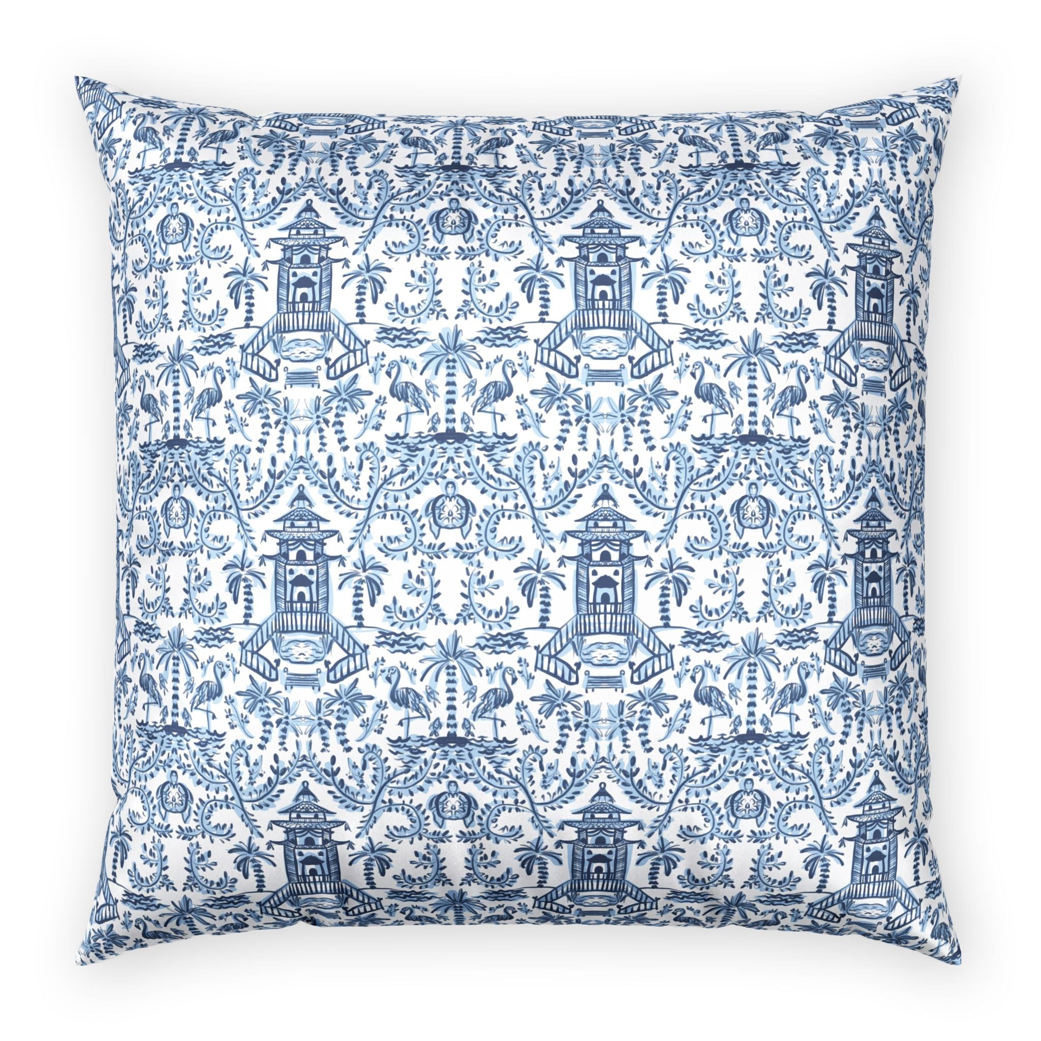 Palm Beach Velvet Pillow