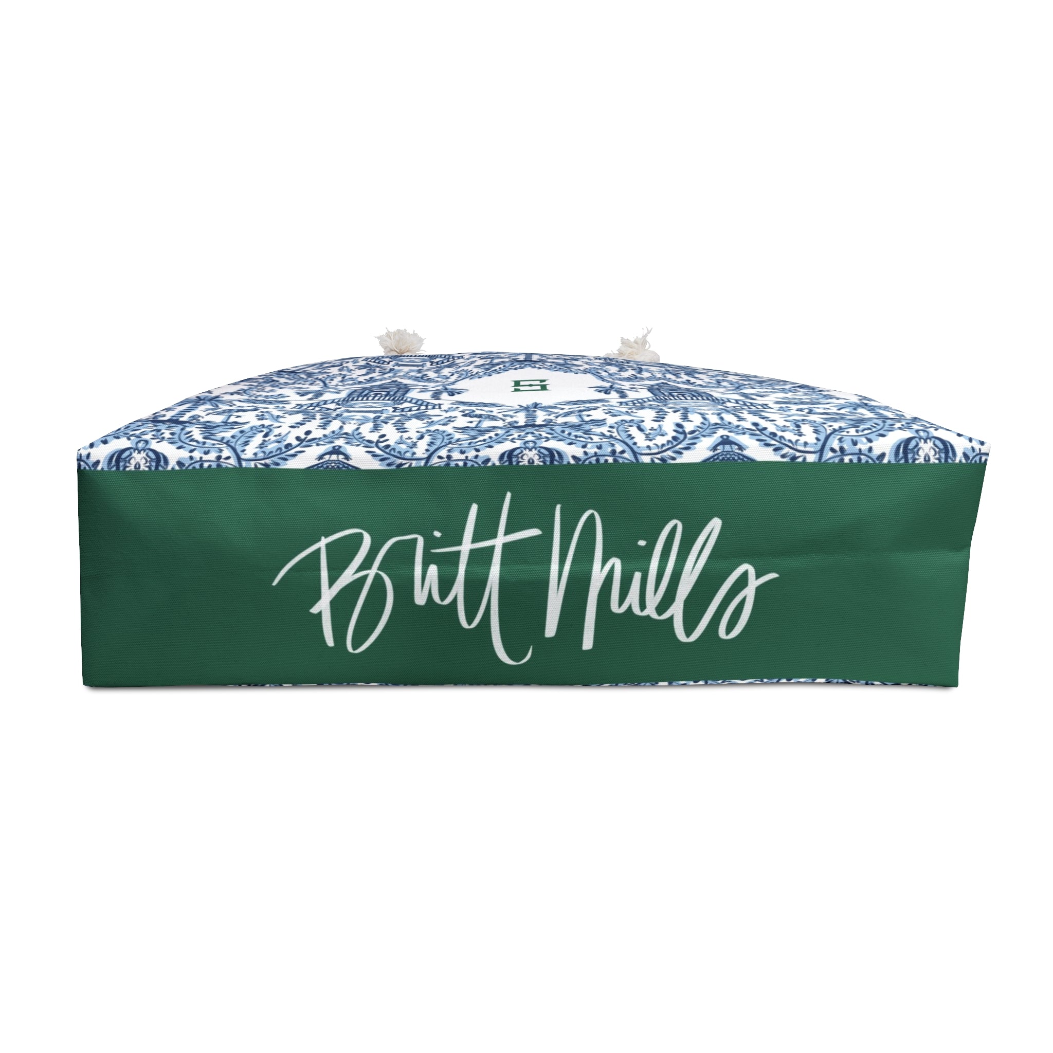Palm Beach Monogrammed Mahjong Bag