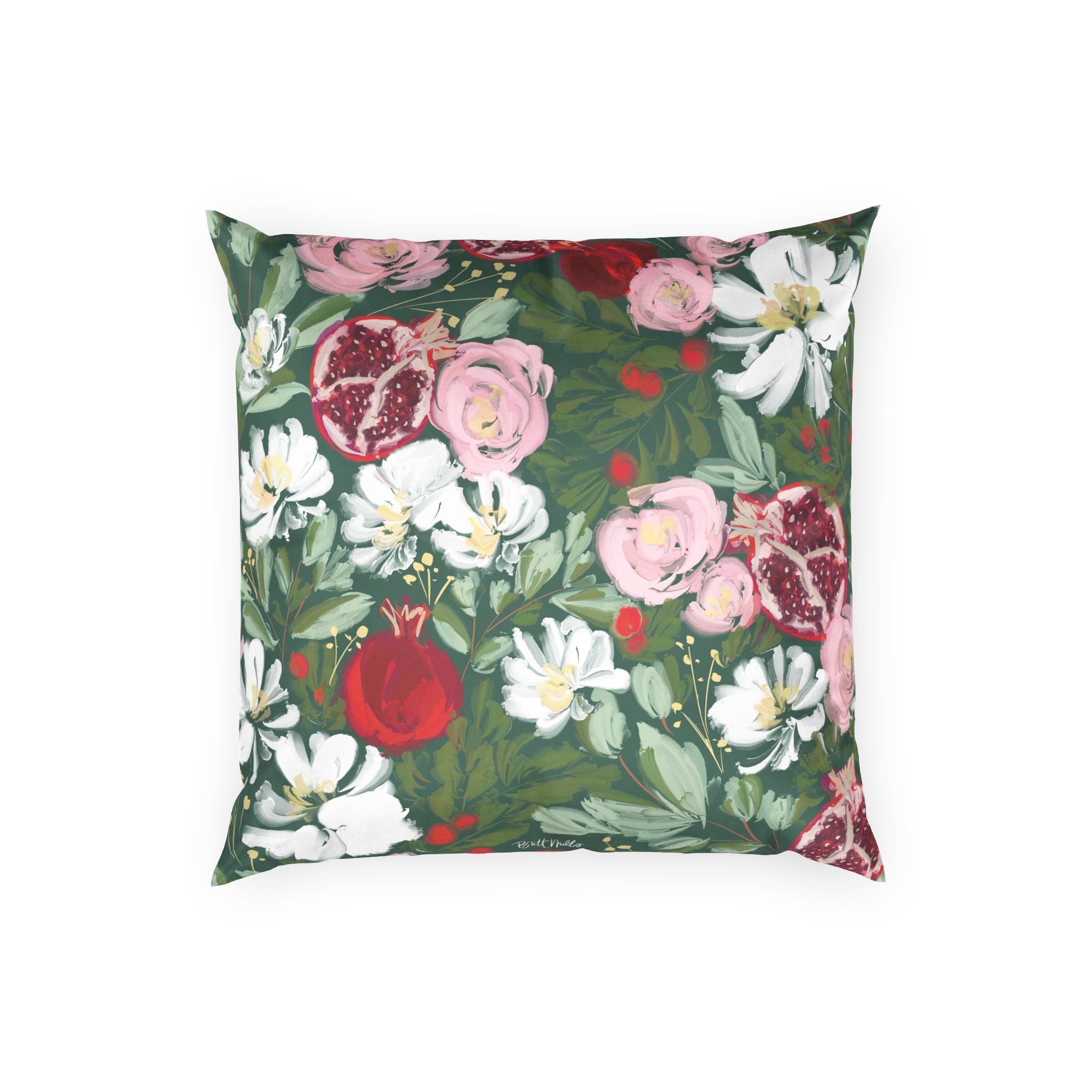 Crimson Harvest Velvet Pillow