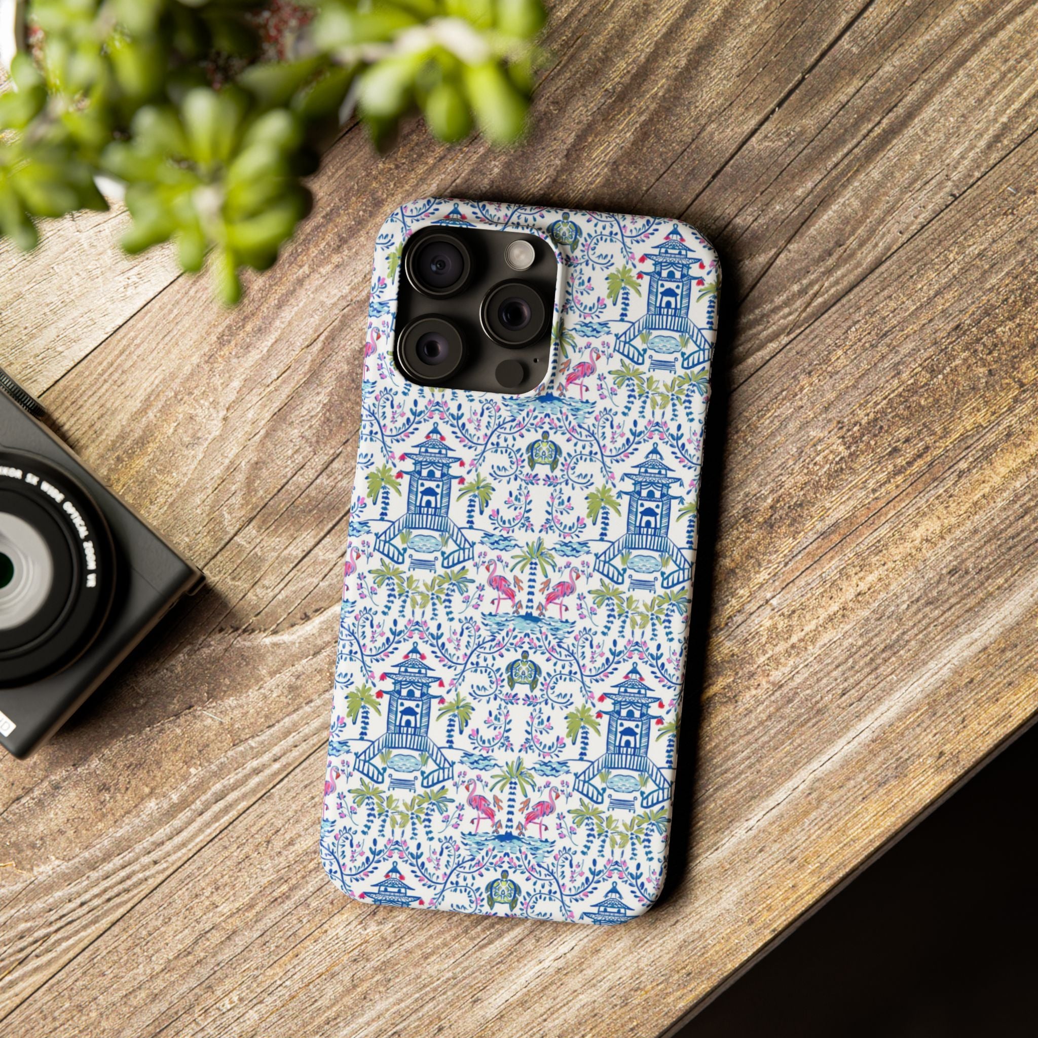 Colorful Chinoiserie Slim Phone Case
