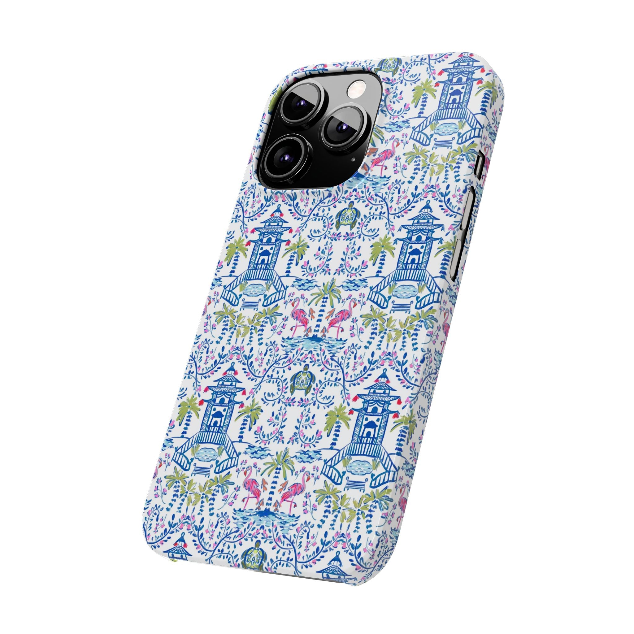 Colorful Chinoiserie Slim Phone Case