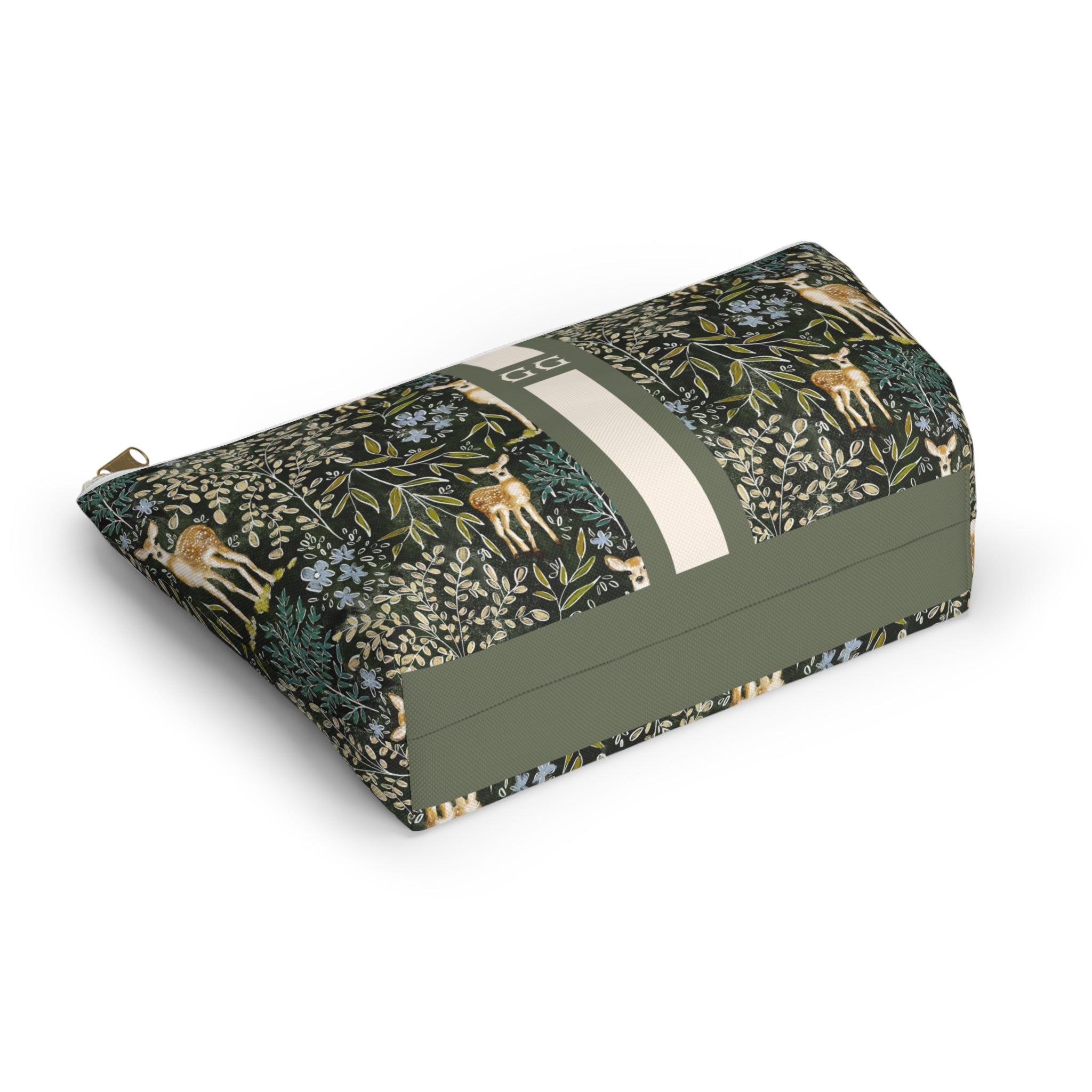 Knox Striped Monogrammed Mahjong Tile Pouch