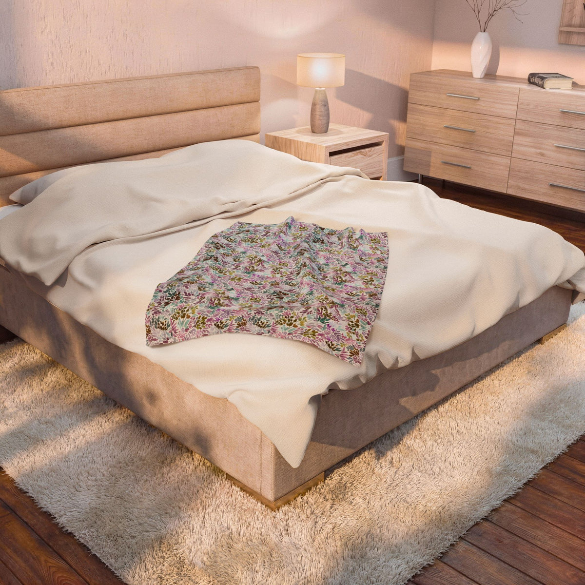 Daphne Velveteen Throw Blanket