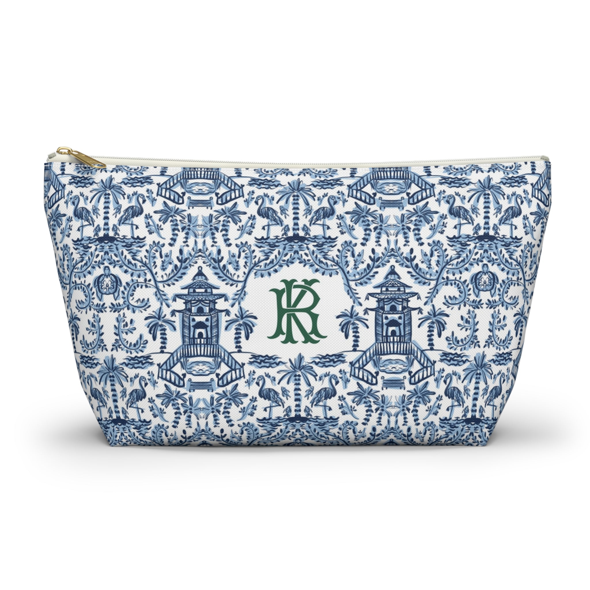 Palm Beach Monogrammed Pouch