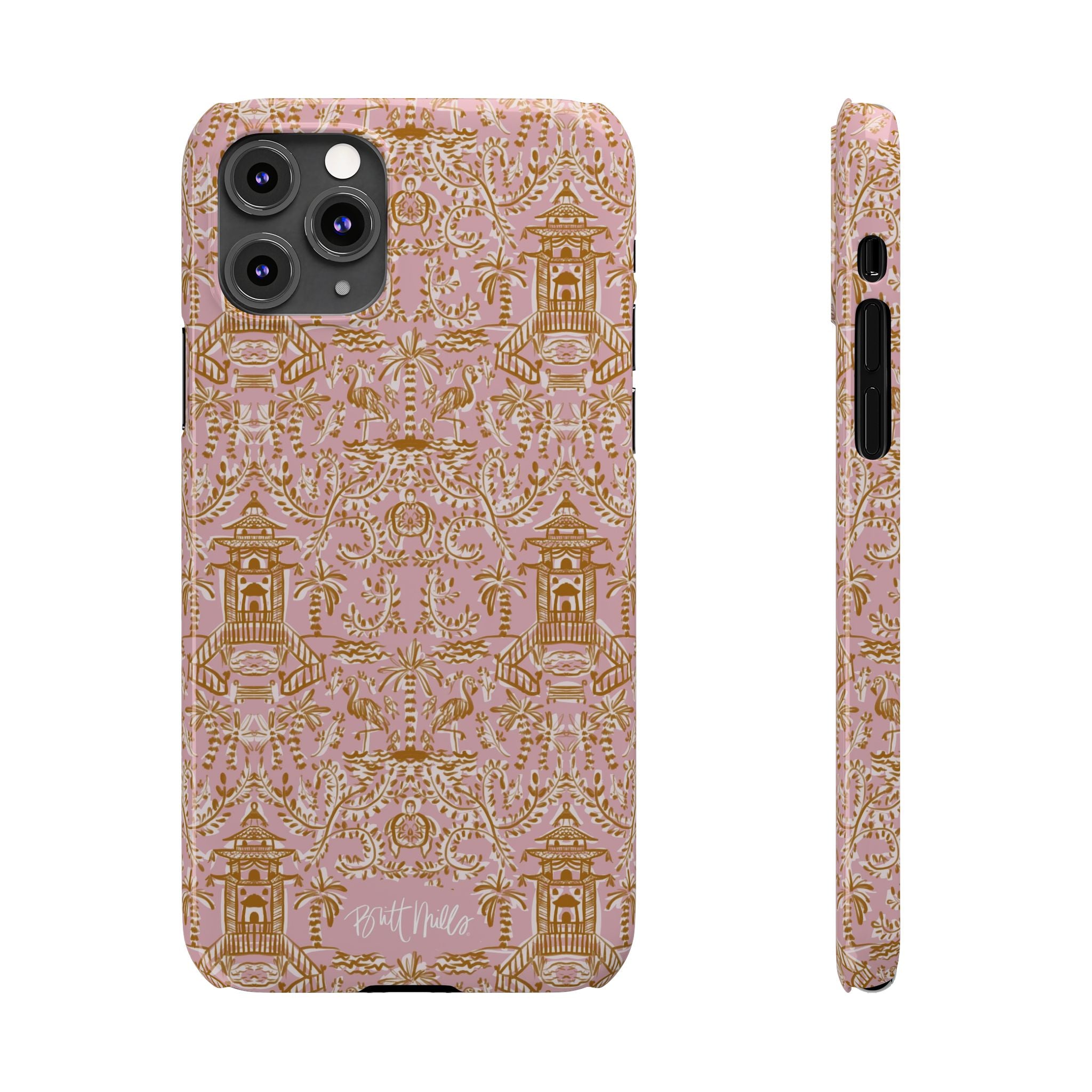 Soirée Pink Slim Phone Case