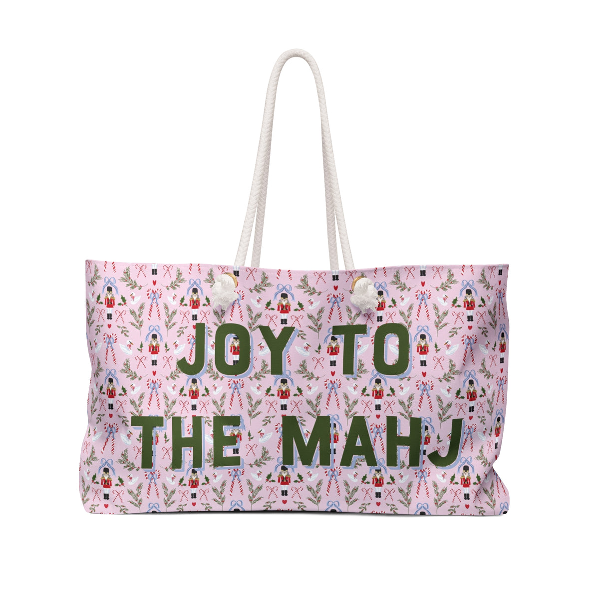 Joy to the Mahj Holiday Mahjong Bag in Nutcracker
