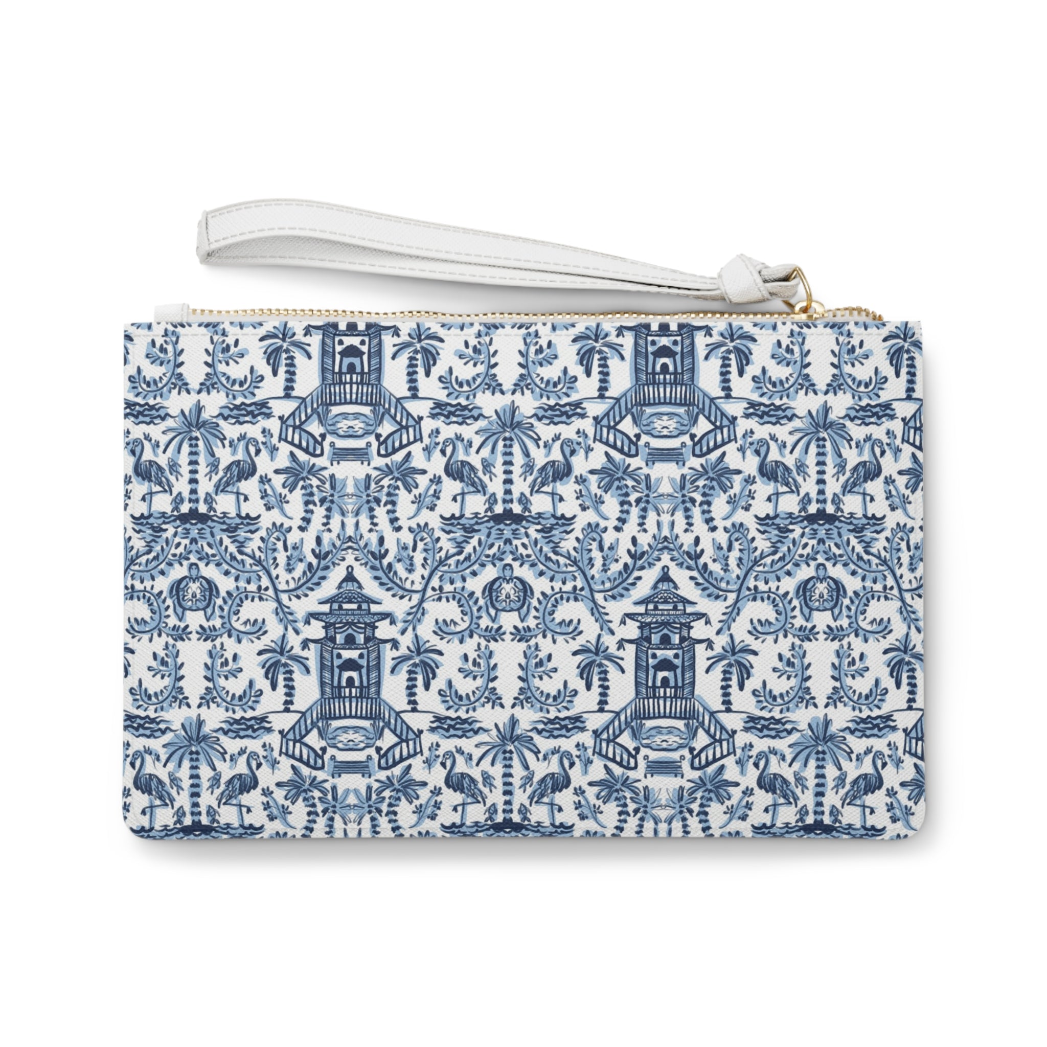 Palm Beach Striped Monogrammed Mahjong Card Holder