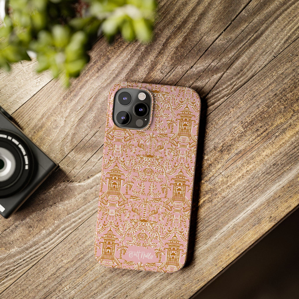Soirée Pink Slim Phone Case