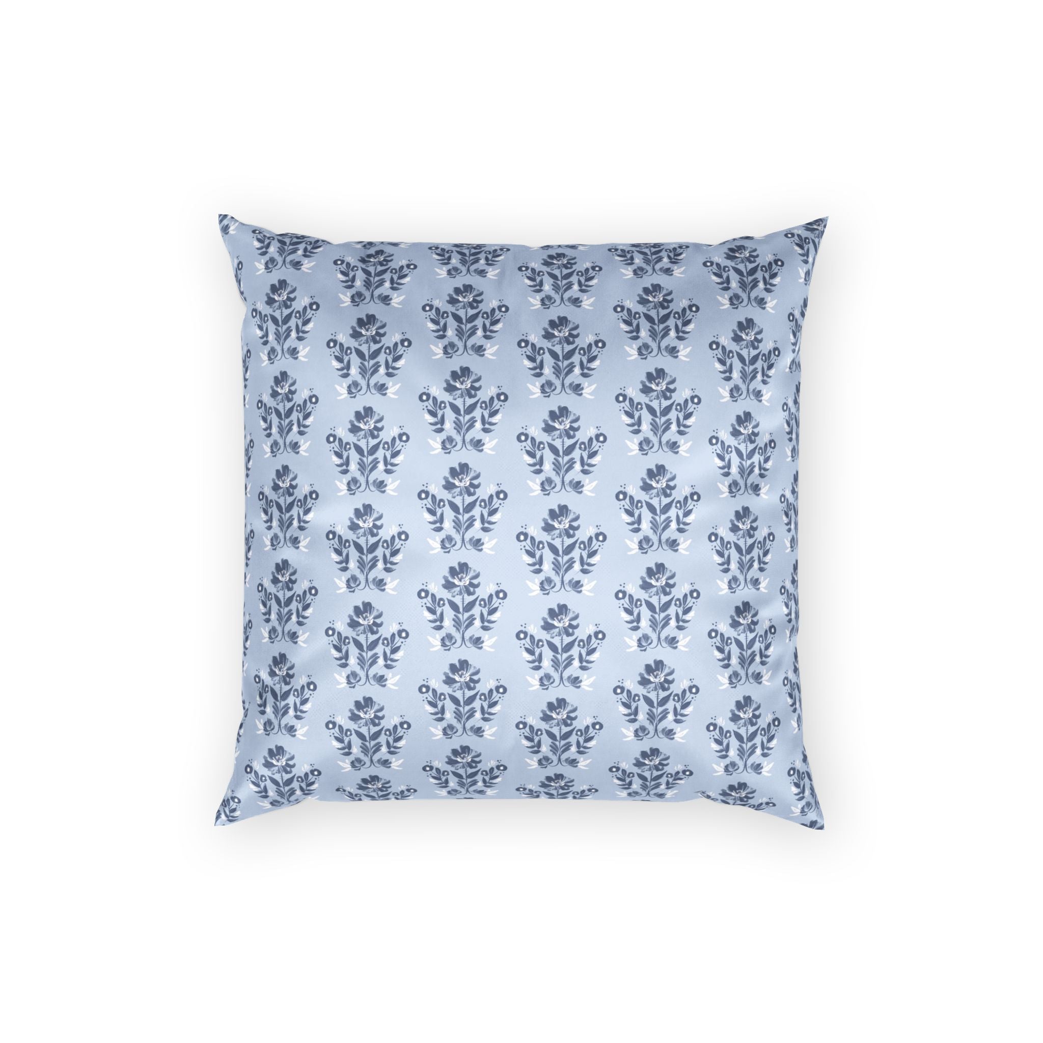 Evangeline Blue Velvet Pillow