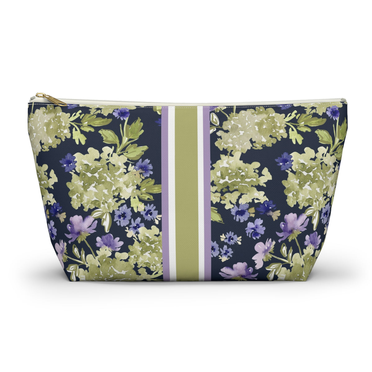 Calista Striped Monogrammed Mahjong Tile Pouch