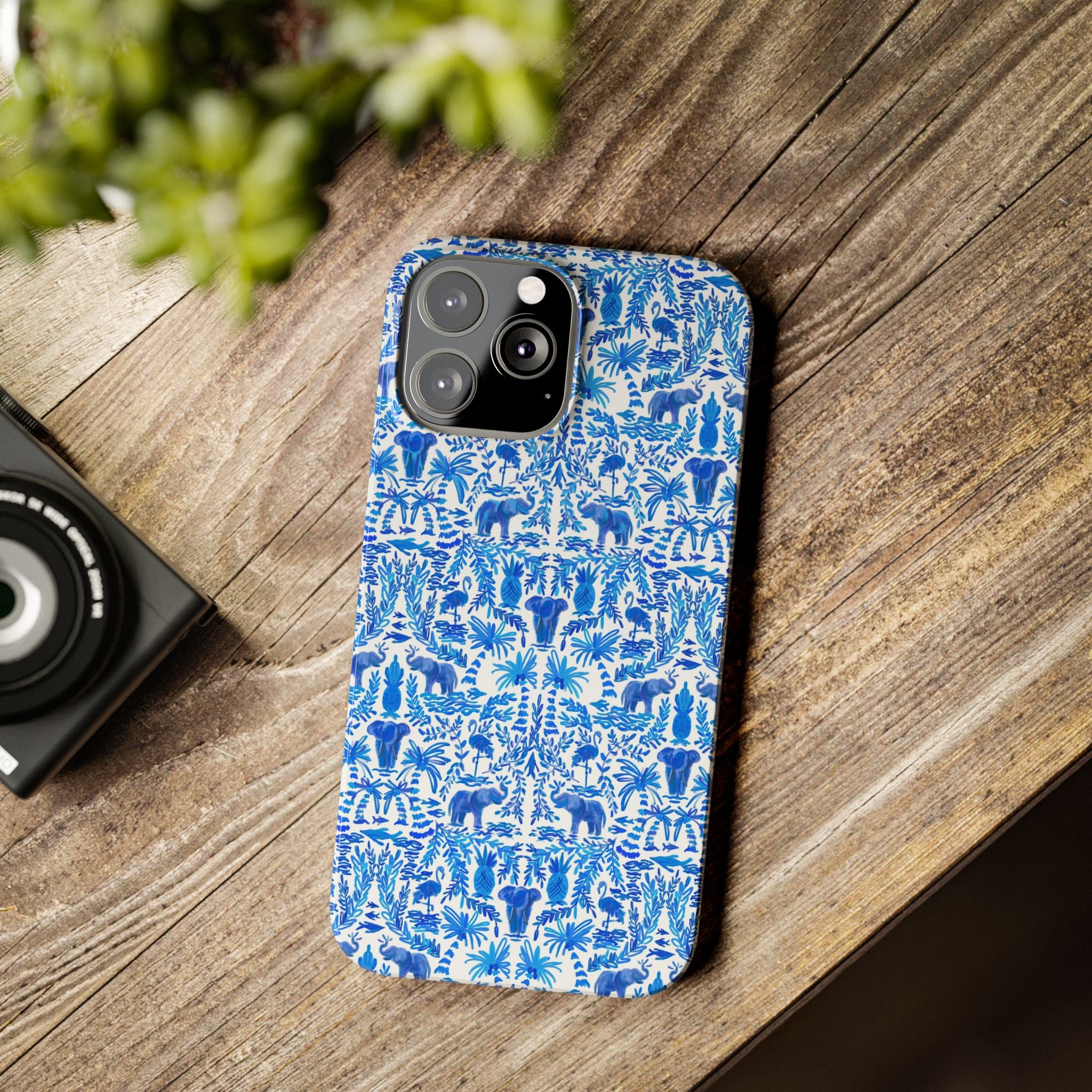 Elephant Fun Slim Phone Case