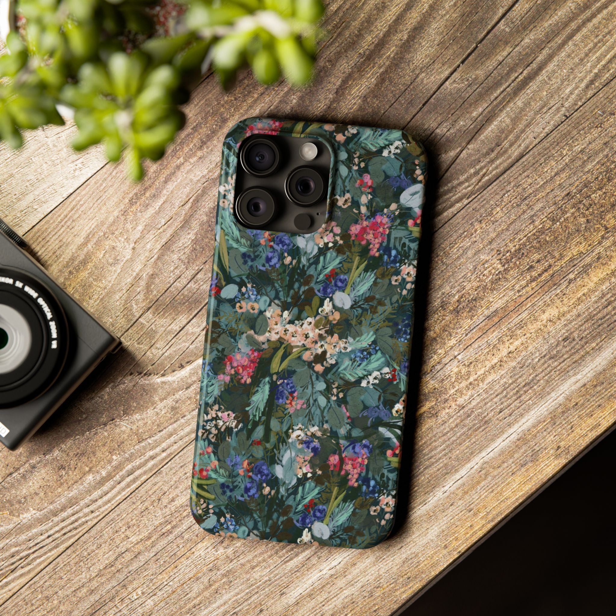 Winter Berry Slim Phone Case