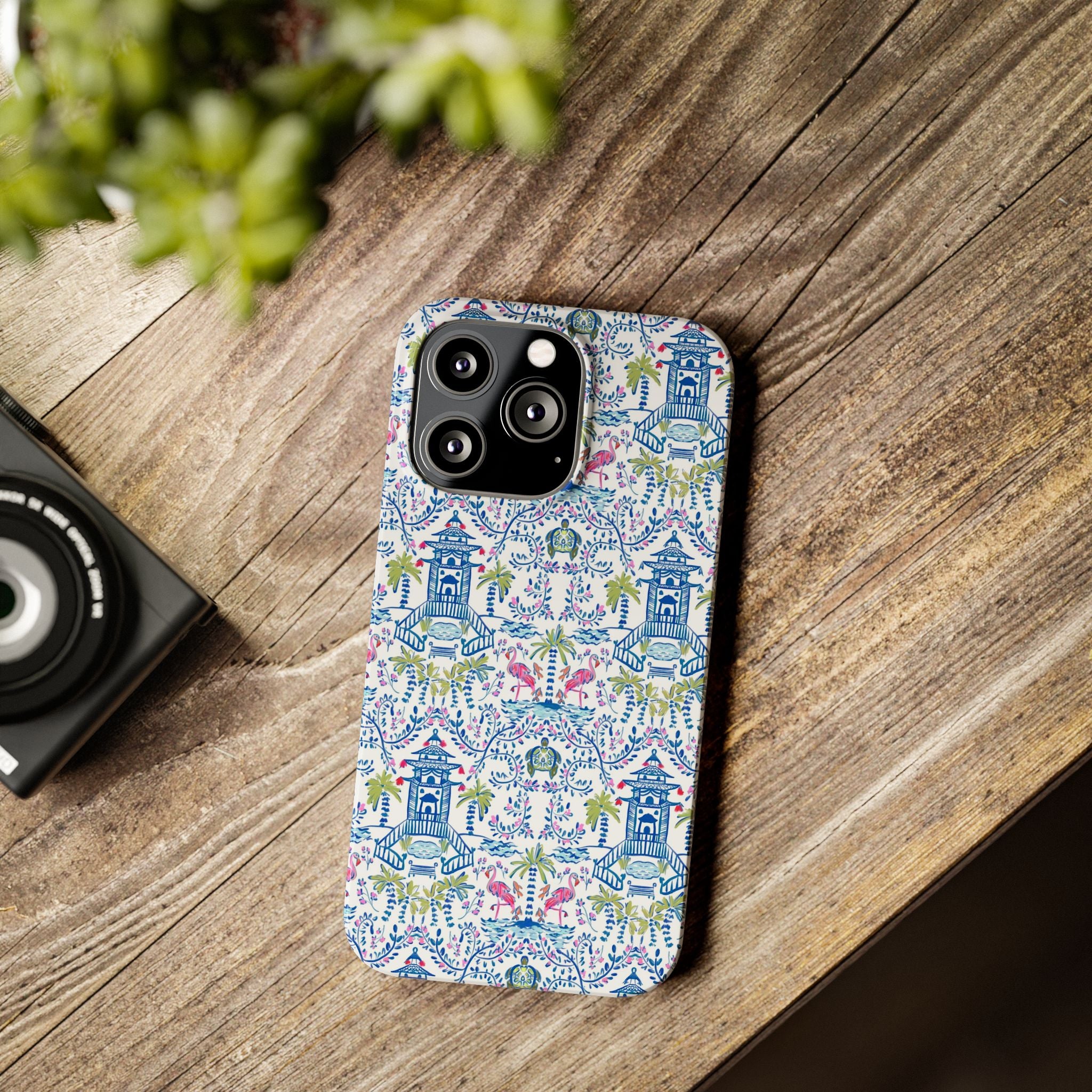 Colorful Chinoiserie Slim Phone Case