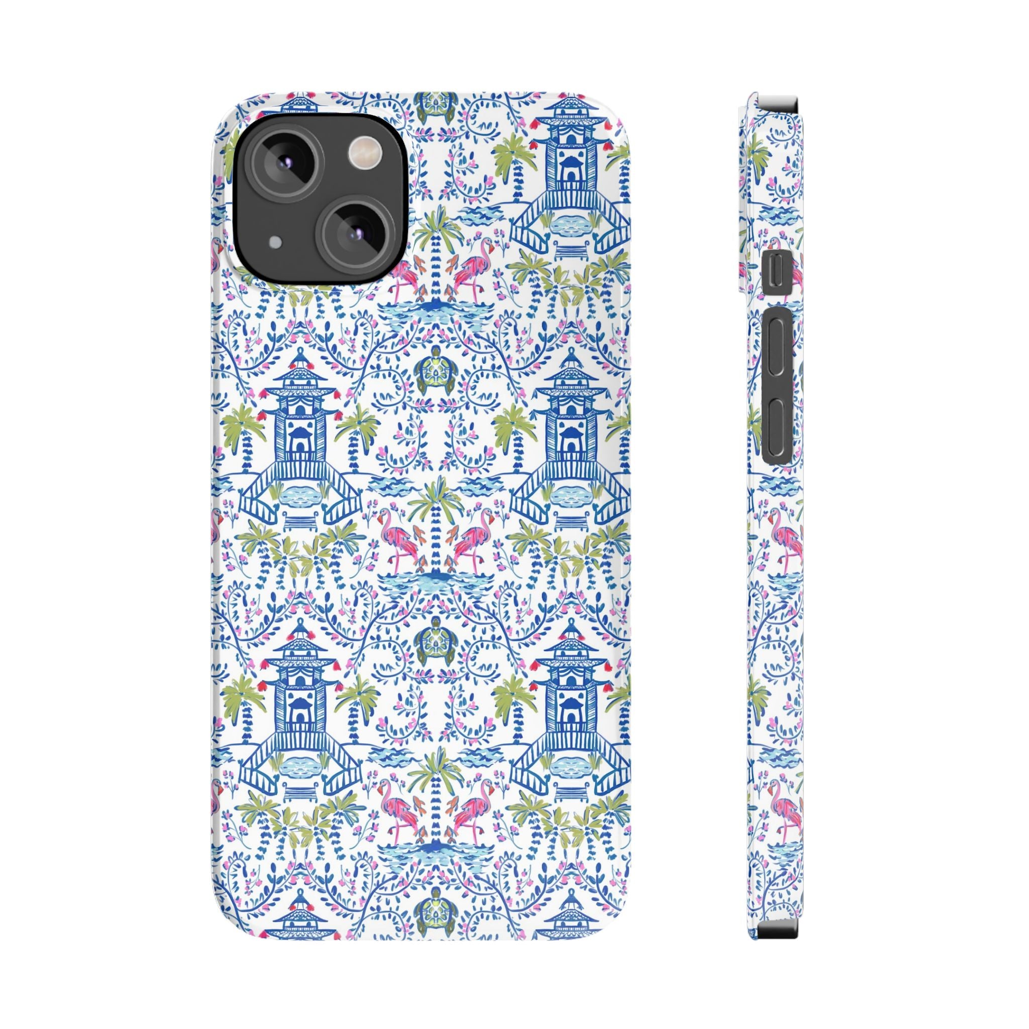 Colorful Chinoiserie Slim Phone Case