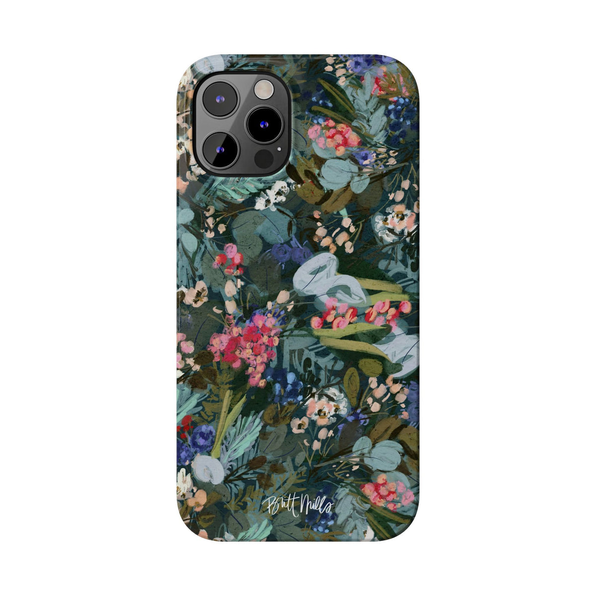 Winter Berry Slim Phone Case
