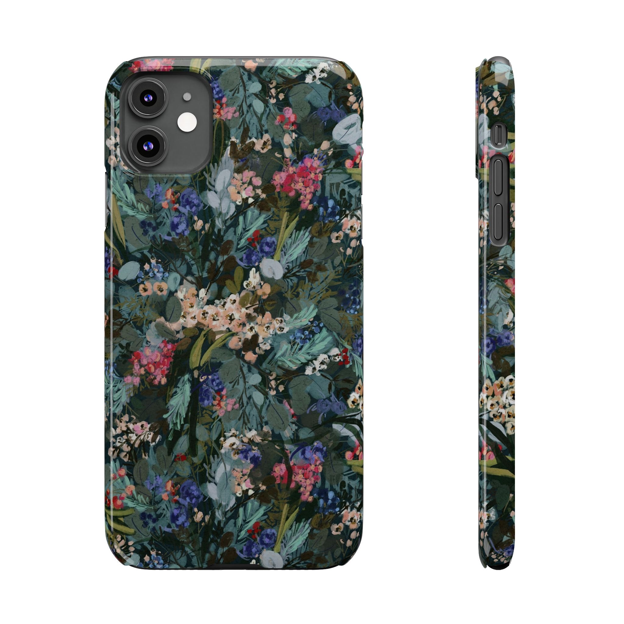 Winter Berry Slim Phone Case