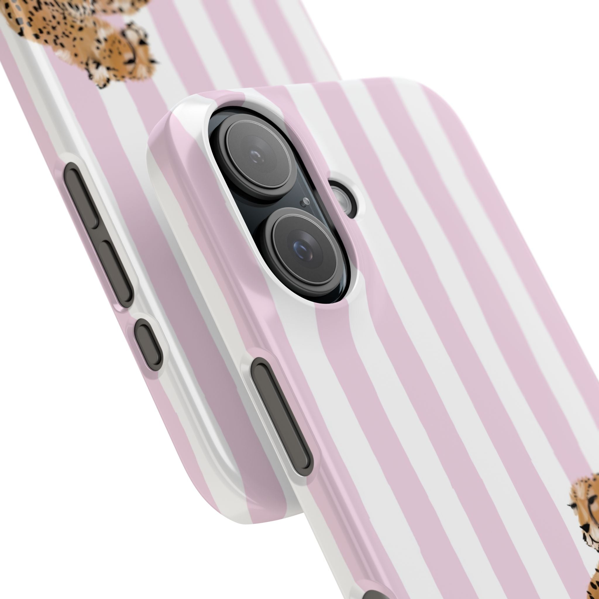 Preppy Cheetah Slim Phone Case