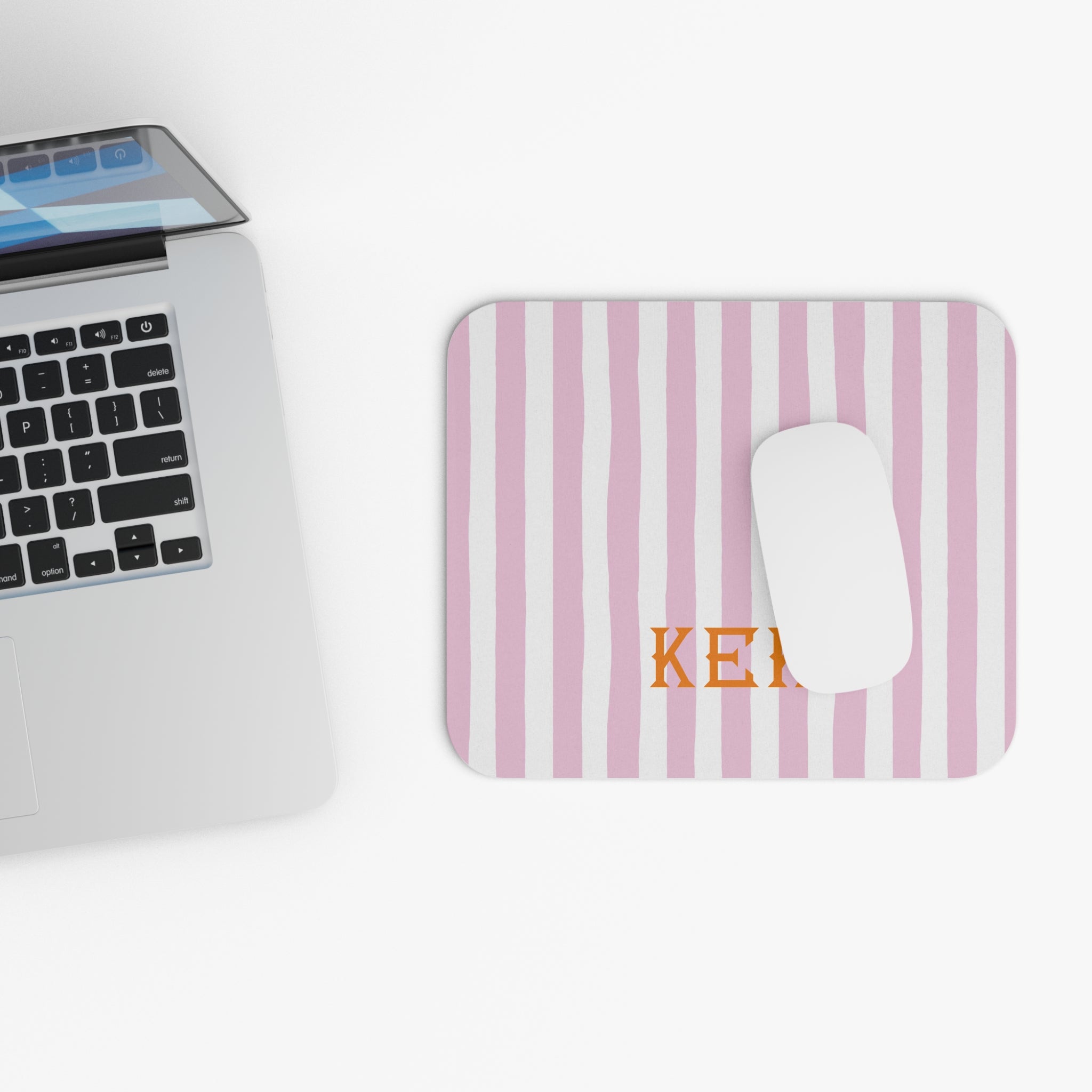 Primrose Monogrammed Mouse Pad