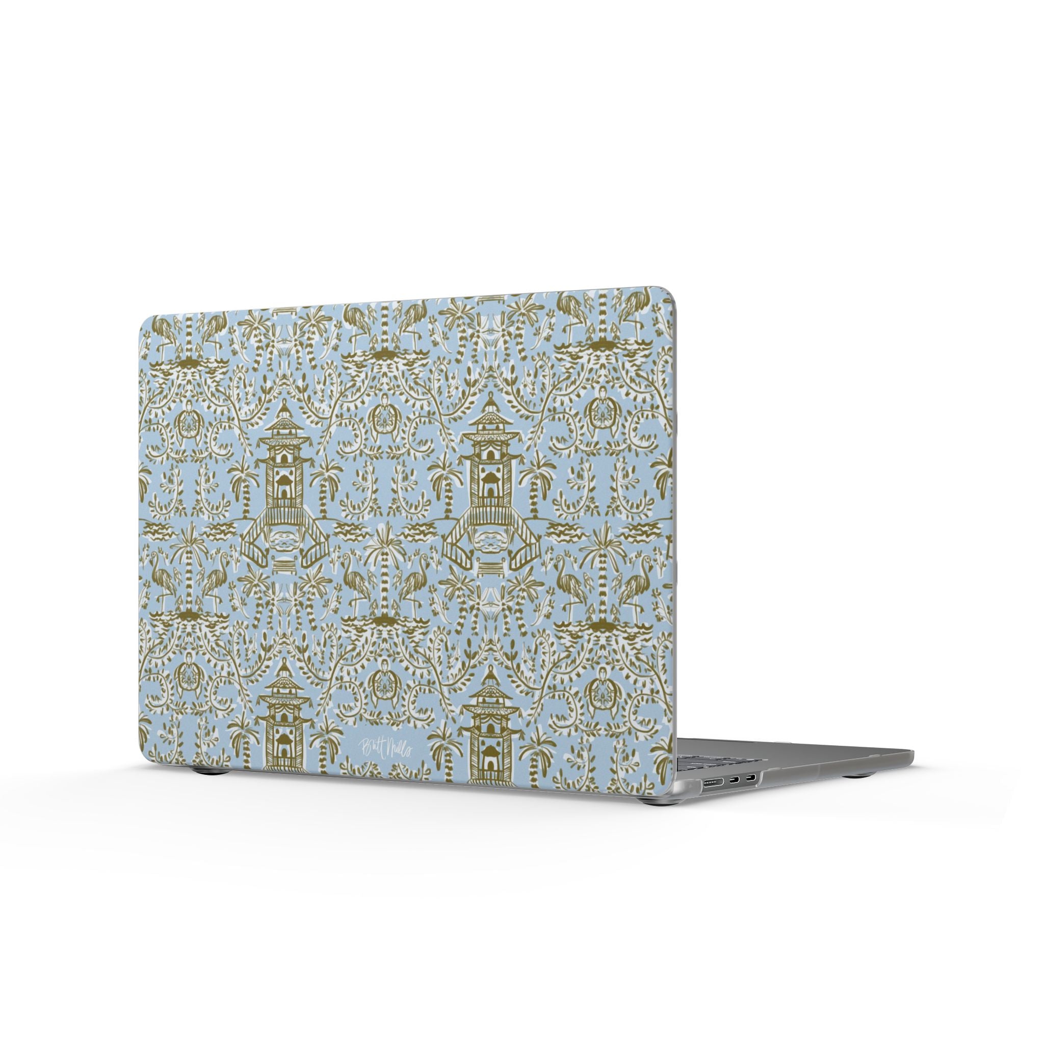 Soirée Blue Matte MacBook Cases