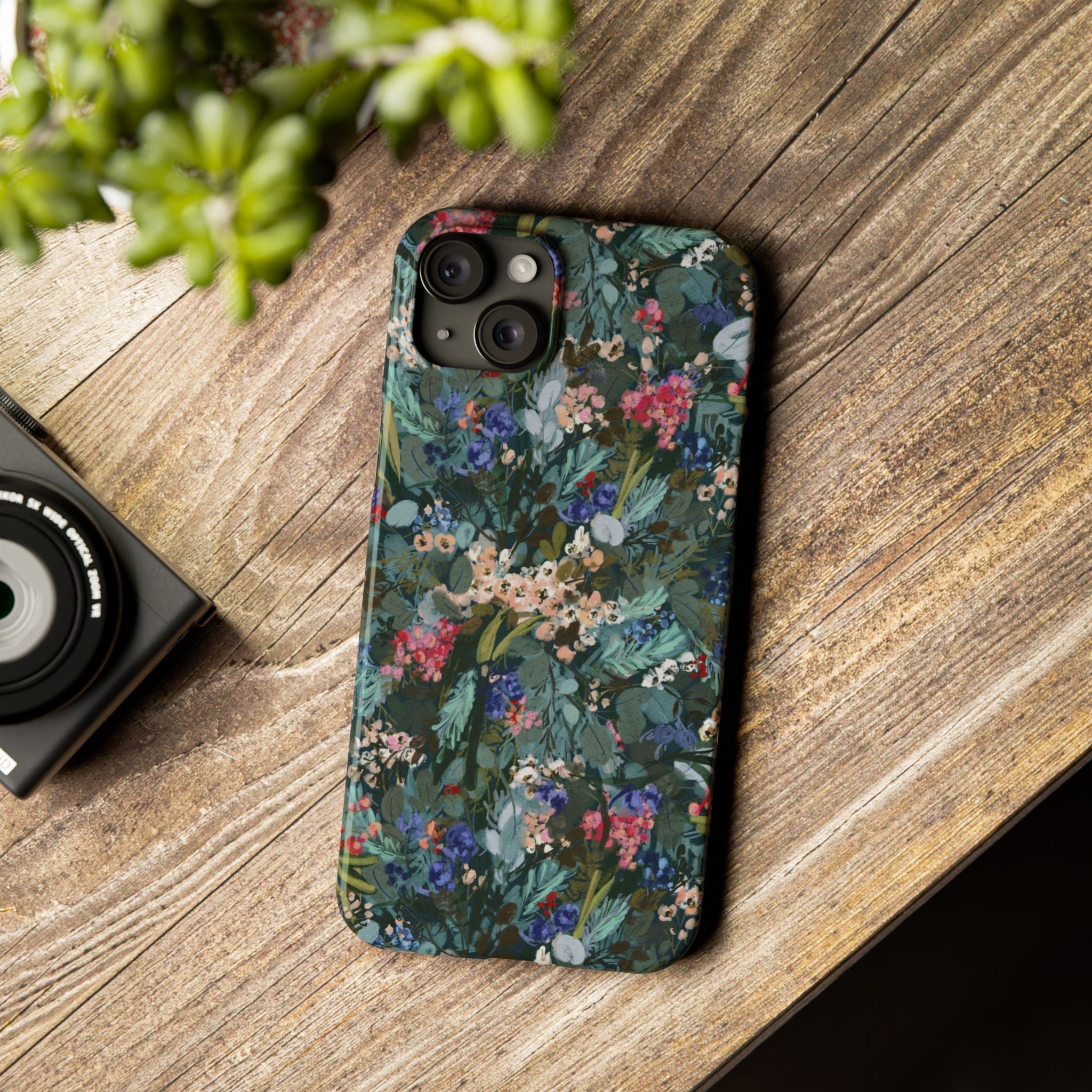 Winter Berry Slim Phone Case