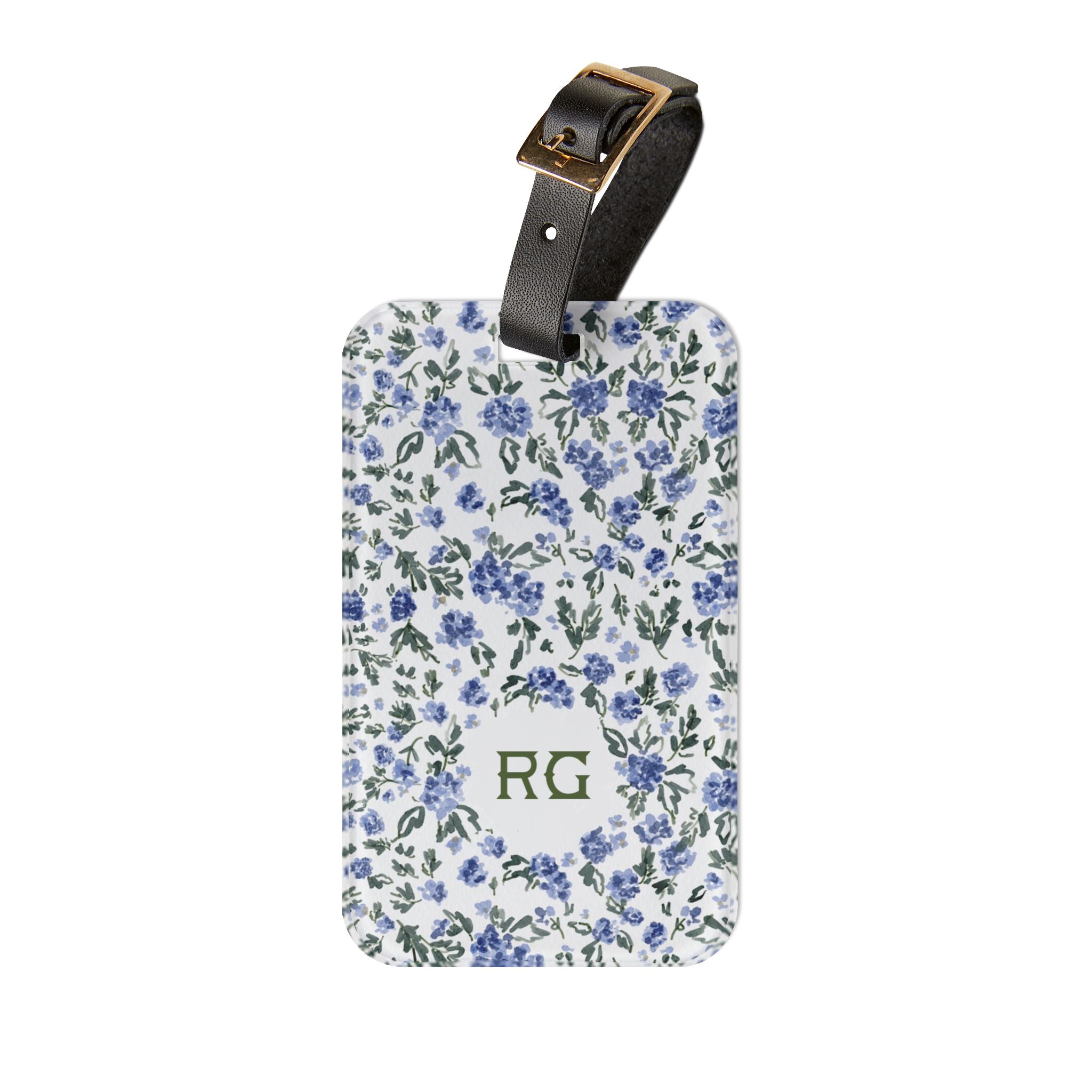 English Contryside Monogrammed Acrylic Luggage Tag