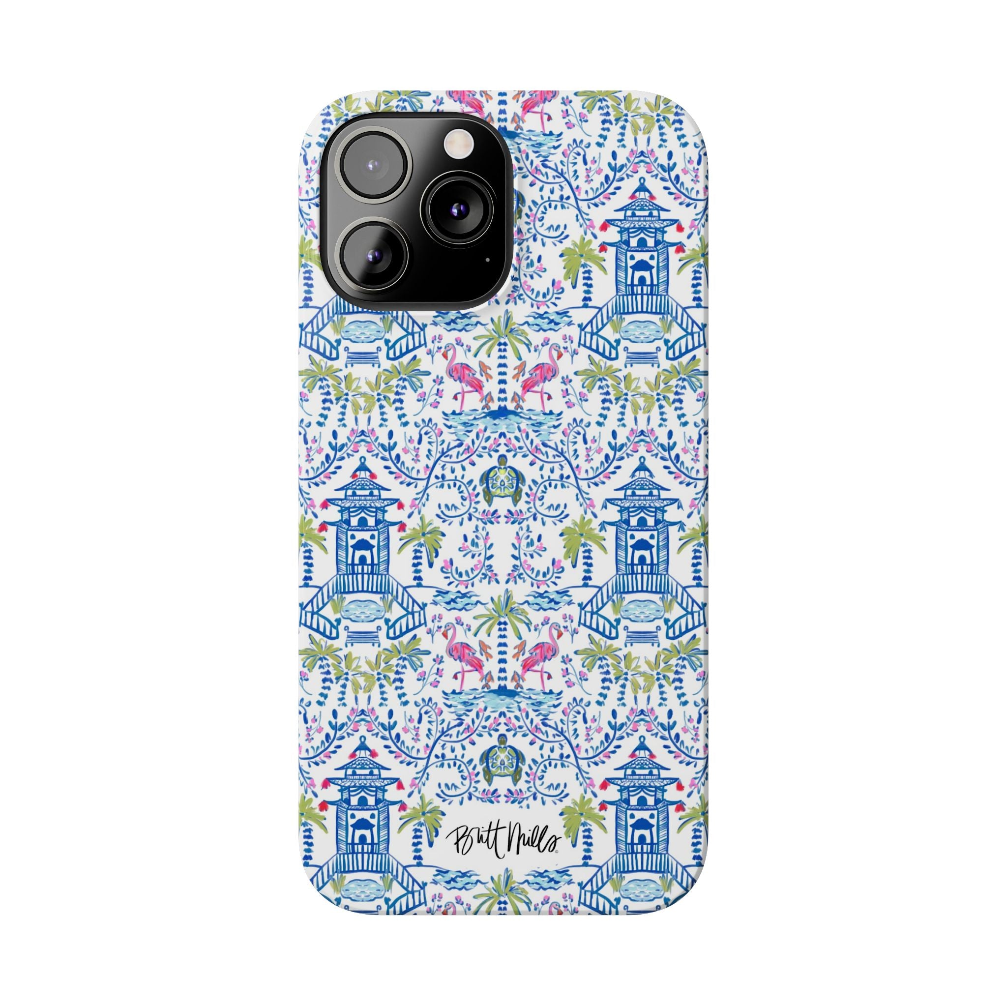 Colorful Chinoiserie Slim Phone Case