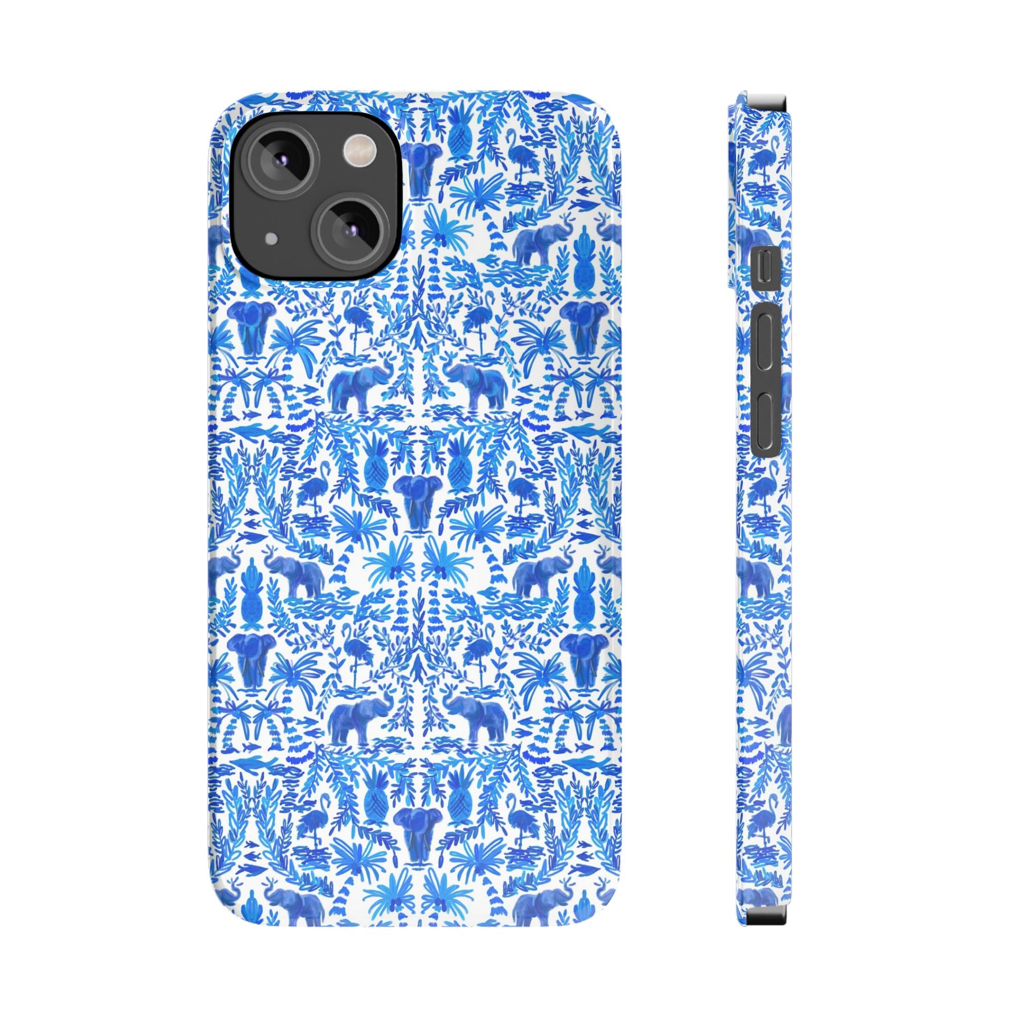 Elephant Fun Slim Phone Case
