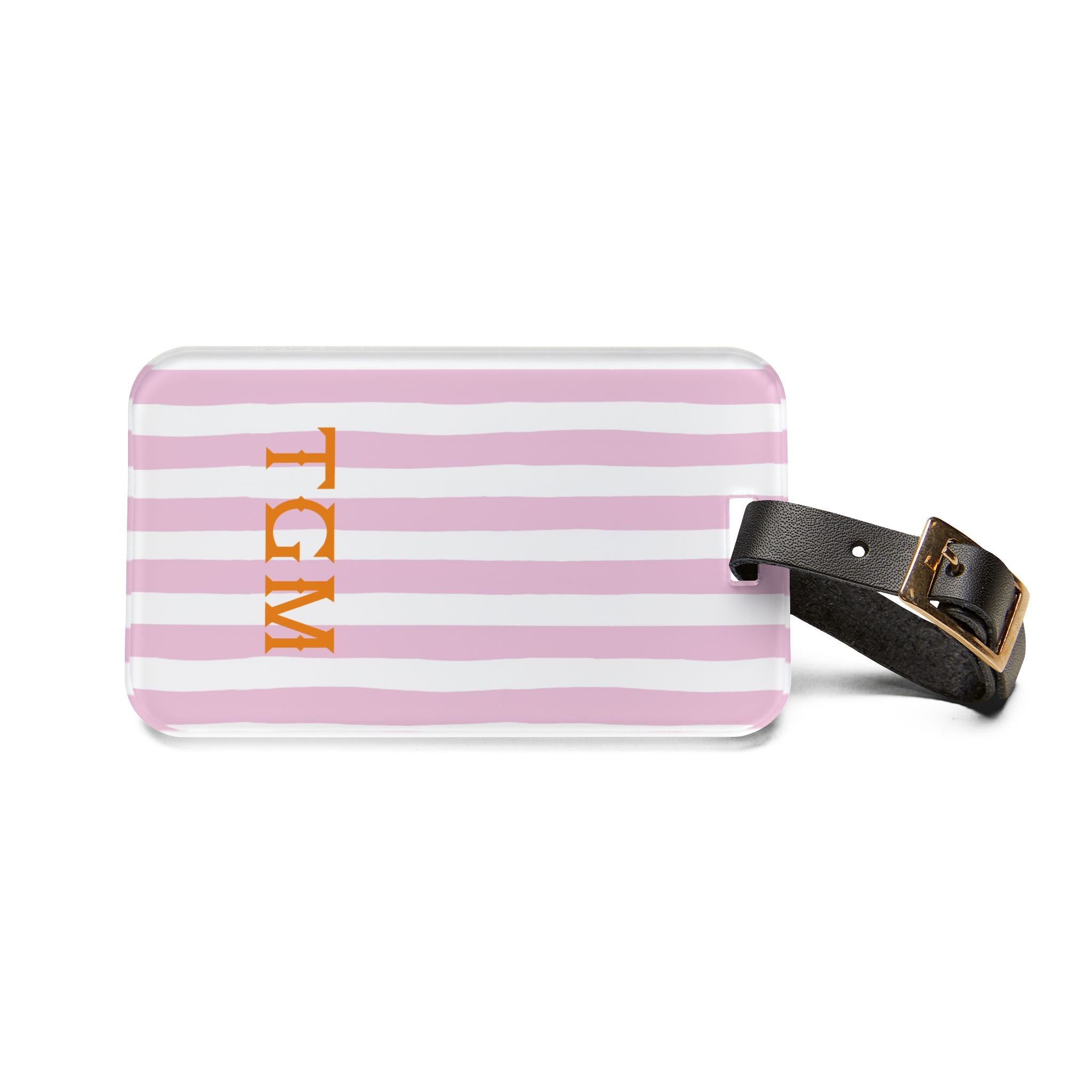 Primrose Monogrammed Acrylic Luggage Tag