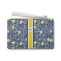 Lola Striped Monogrammed Mahjong Card Pouch