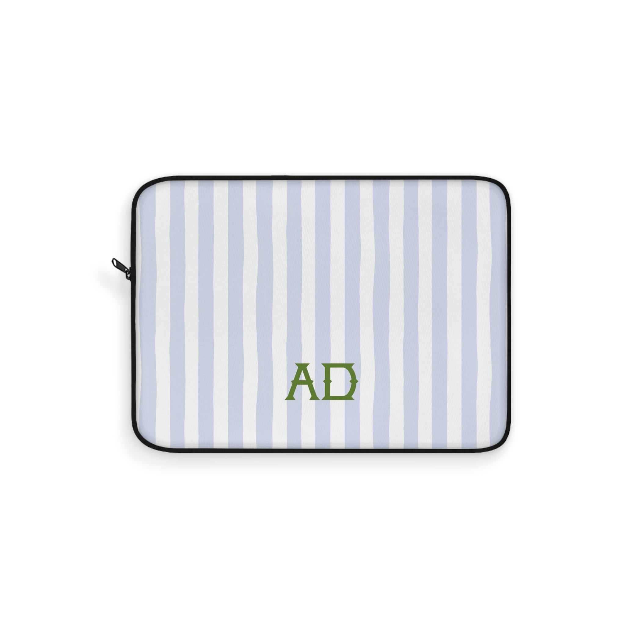Seaside Stripes Monogrammed Laptop Sleeve