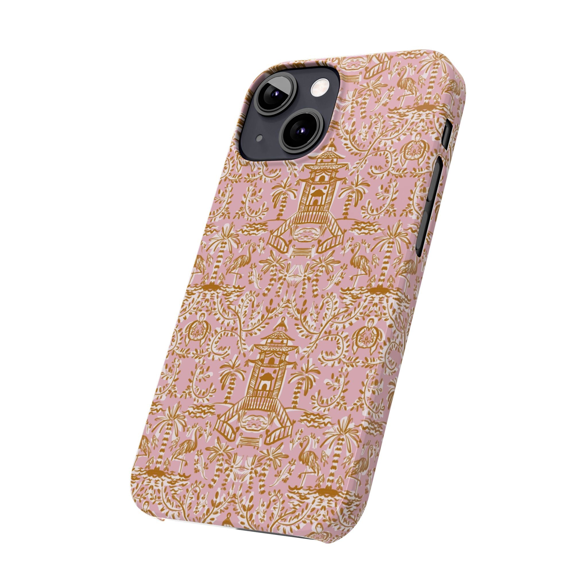 Soirée Pink Slim Phone Case