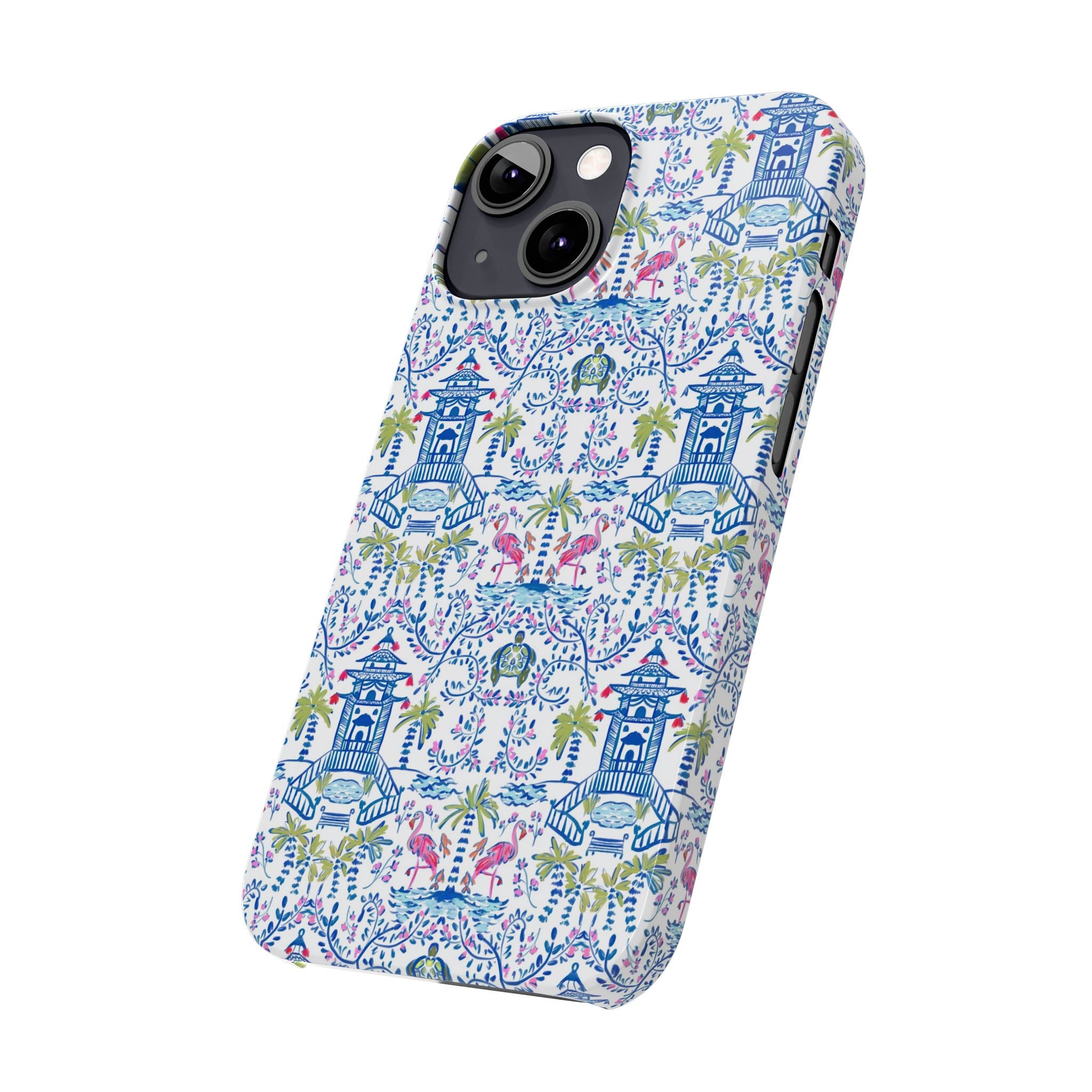 Colorful Chinoiserie Slim Phone Case